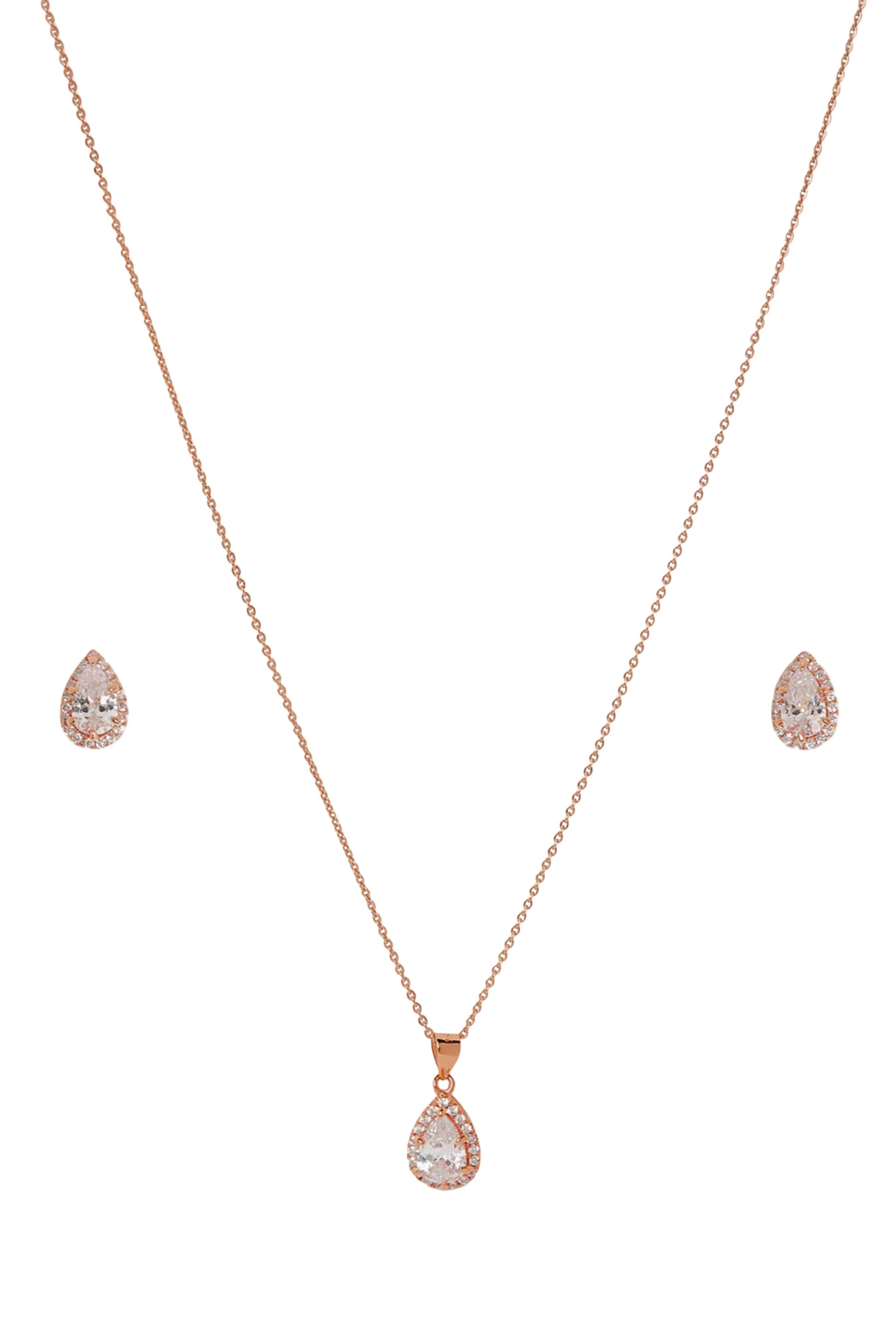 Zia Drop Pendant Necklace