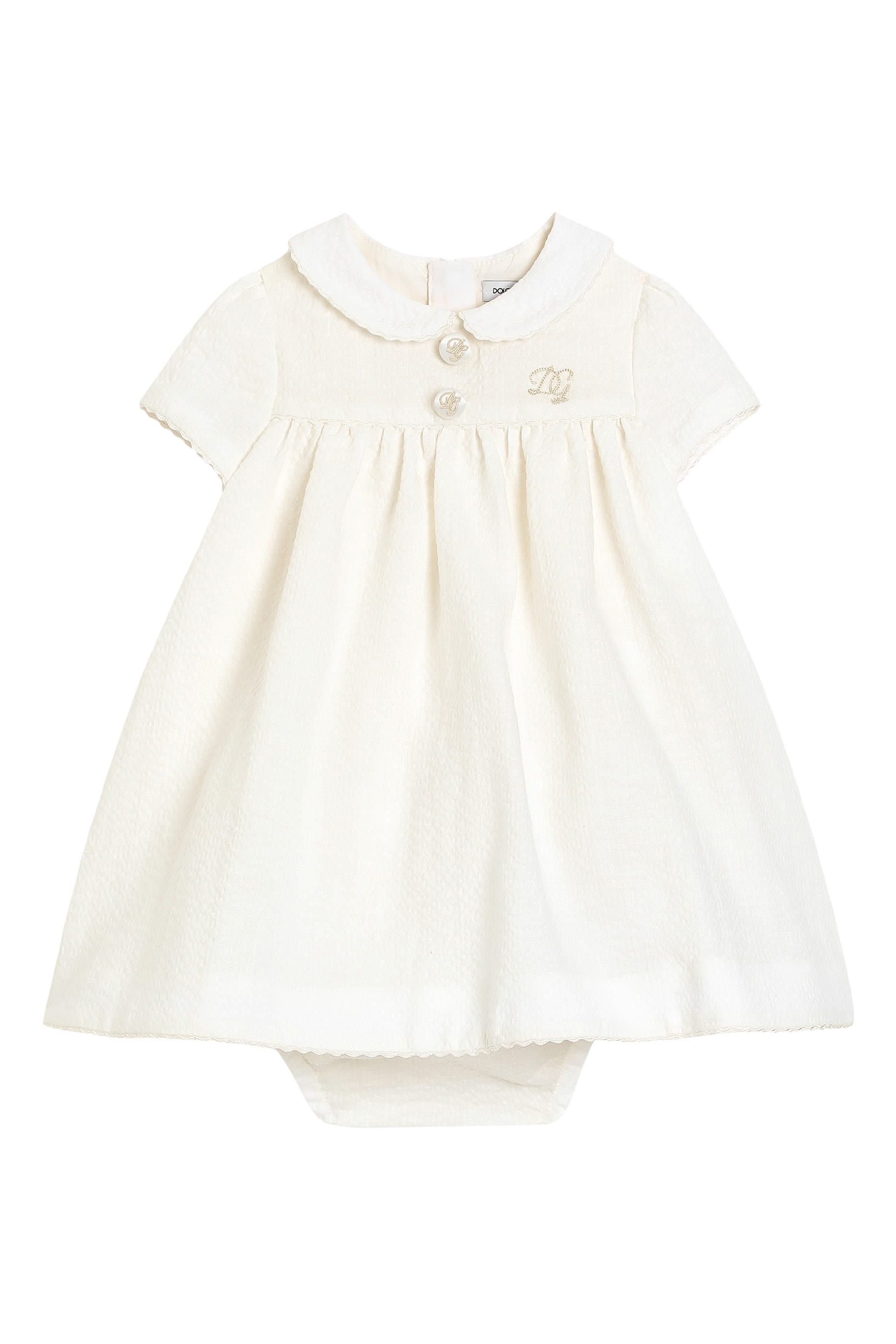 Kids Seersucker Linen Dress