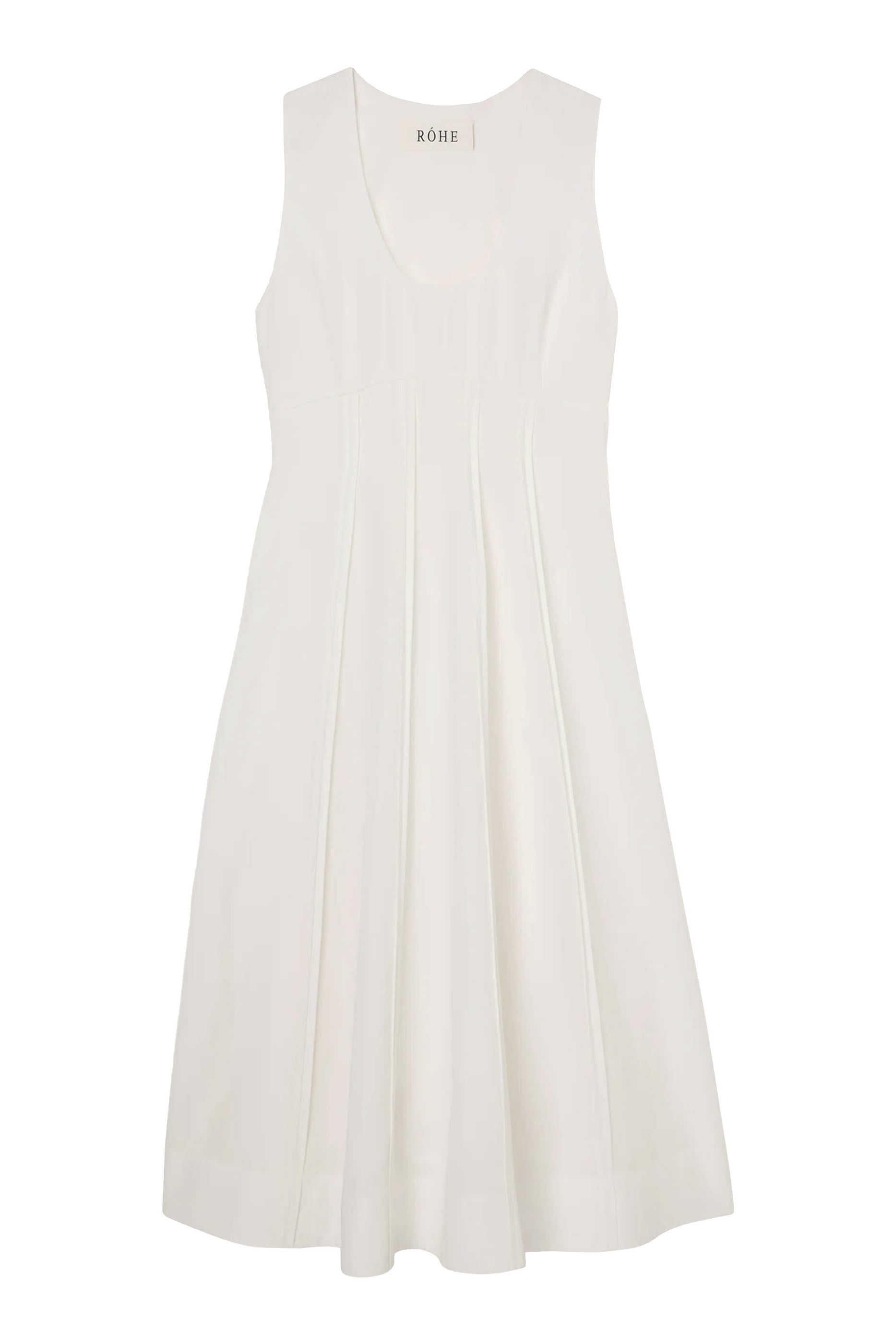 Sculptural Poplin Dress