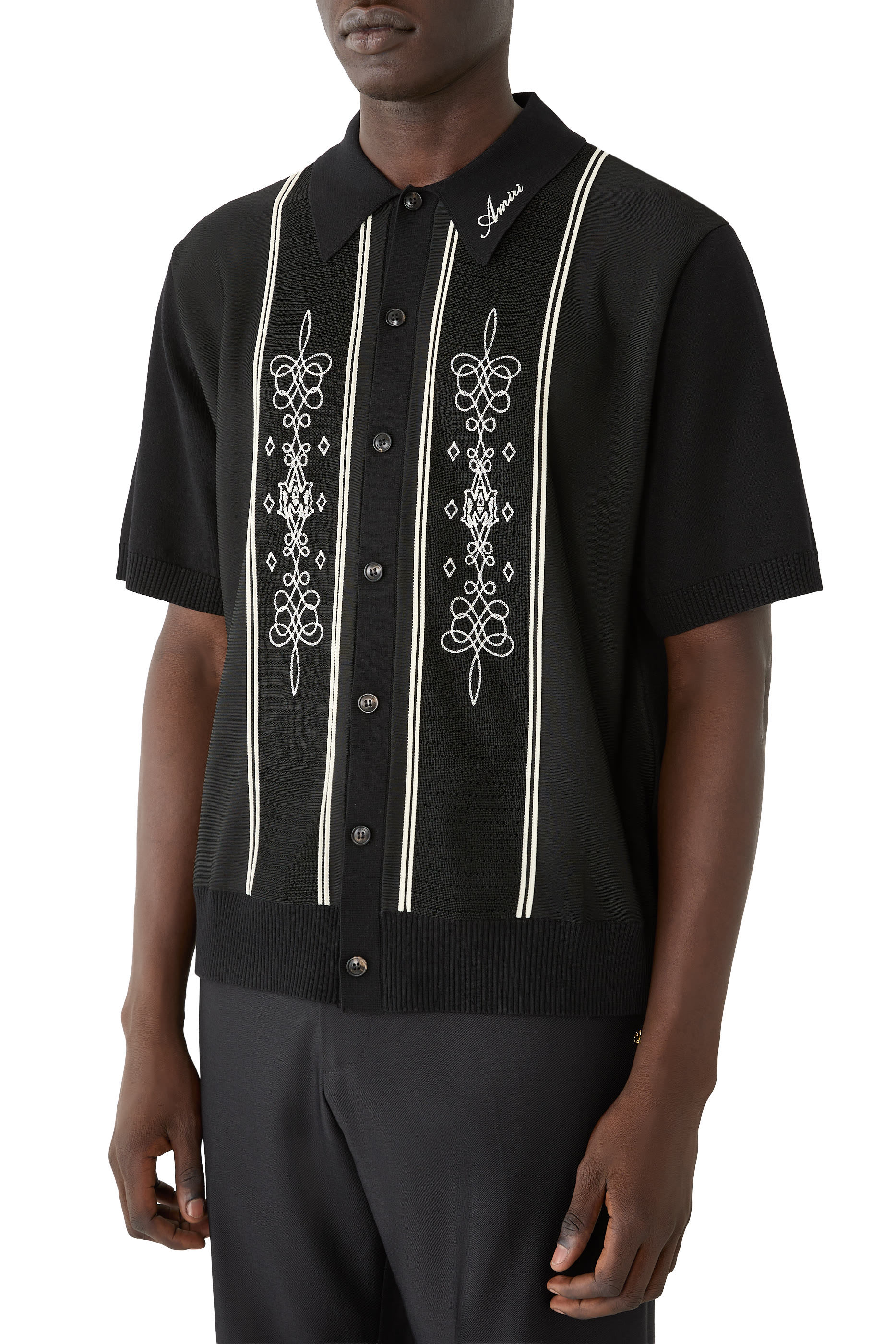 MA Paneled Knit Shirt