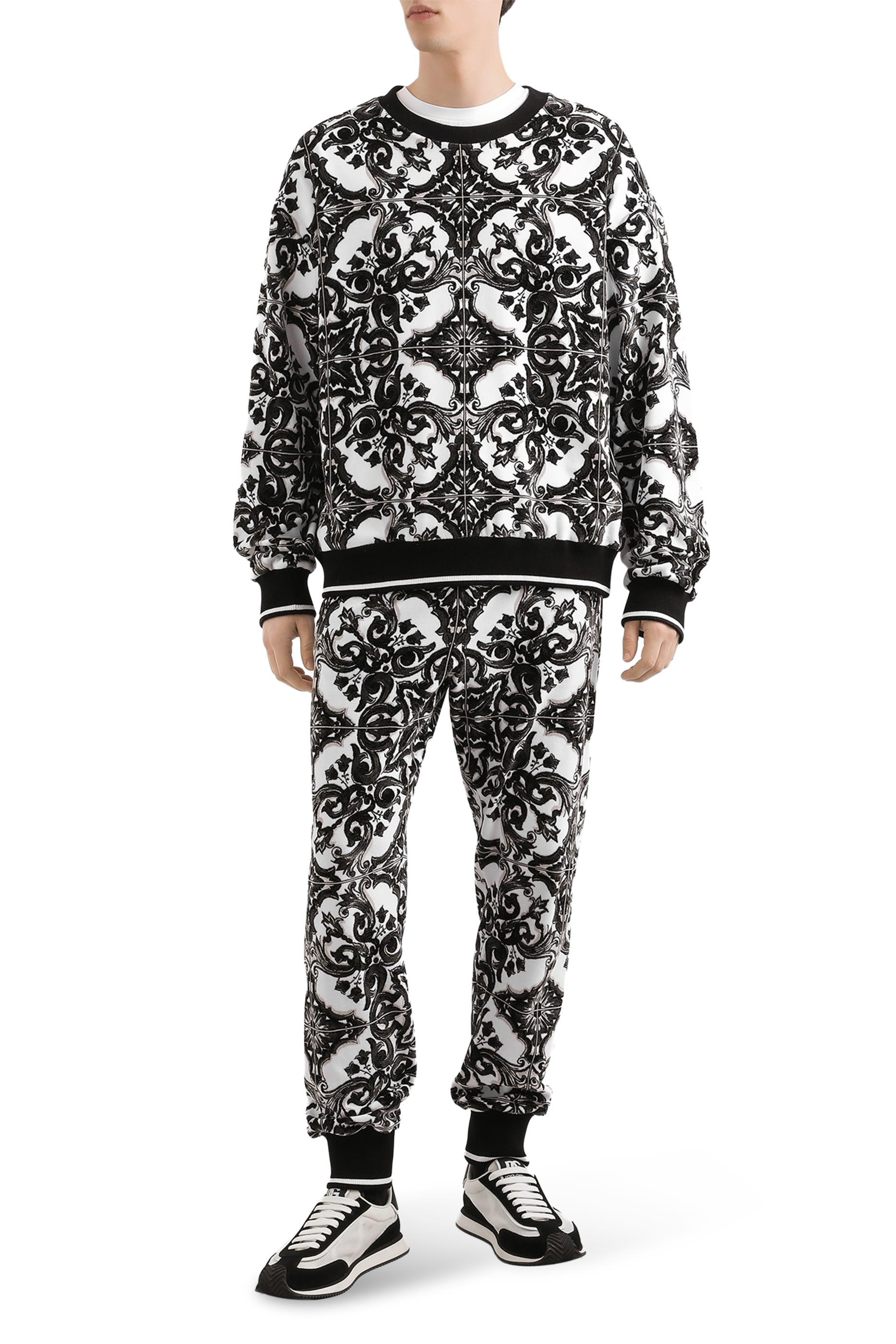  Majolica-Print Trousers