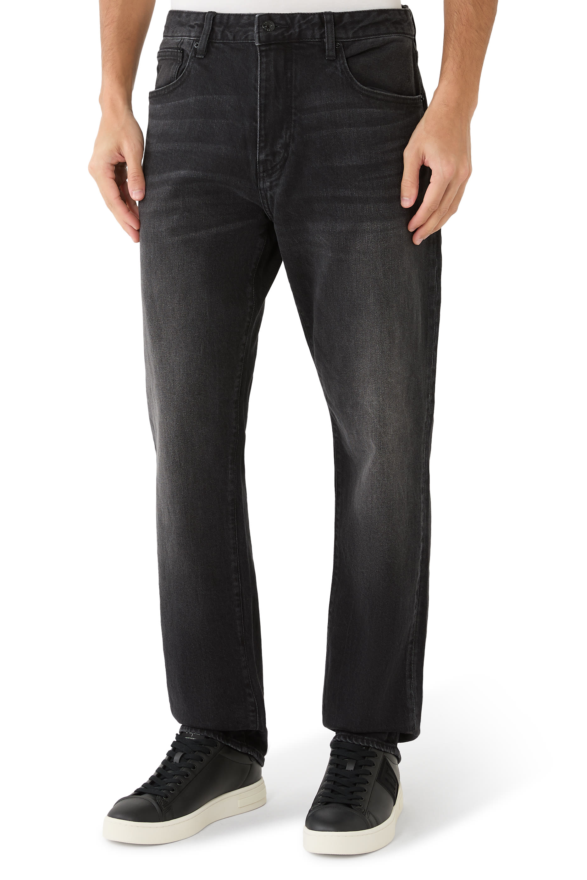 Logo Slim-Fit Denim Jeans