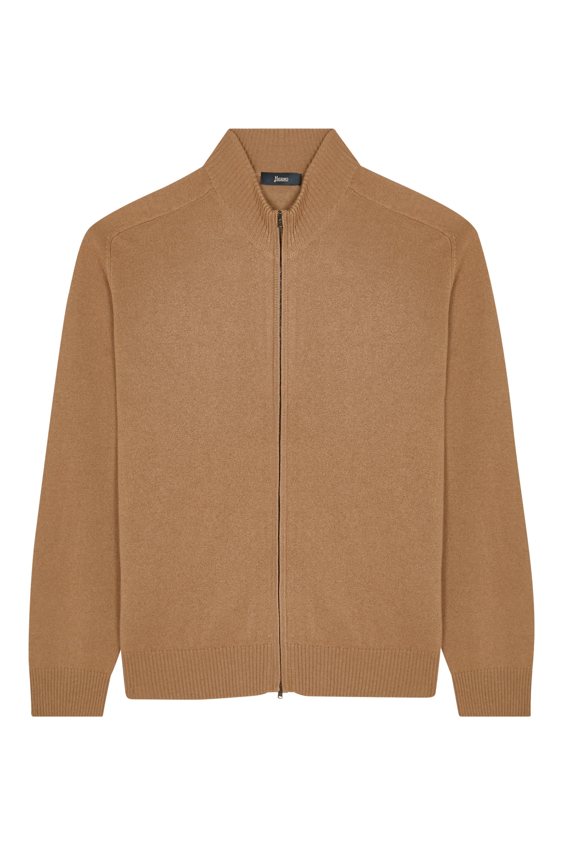 Slim-Fit Zip-Up Cardigan