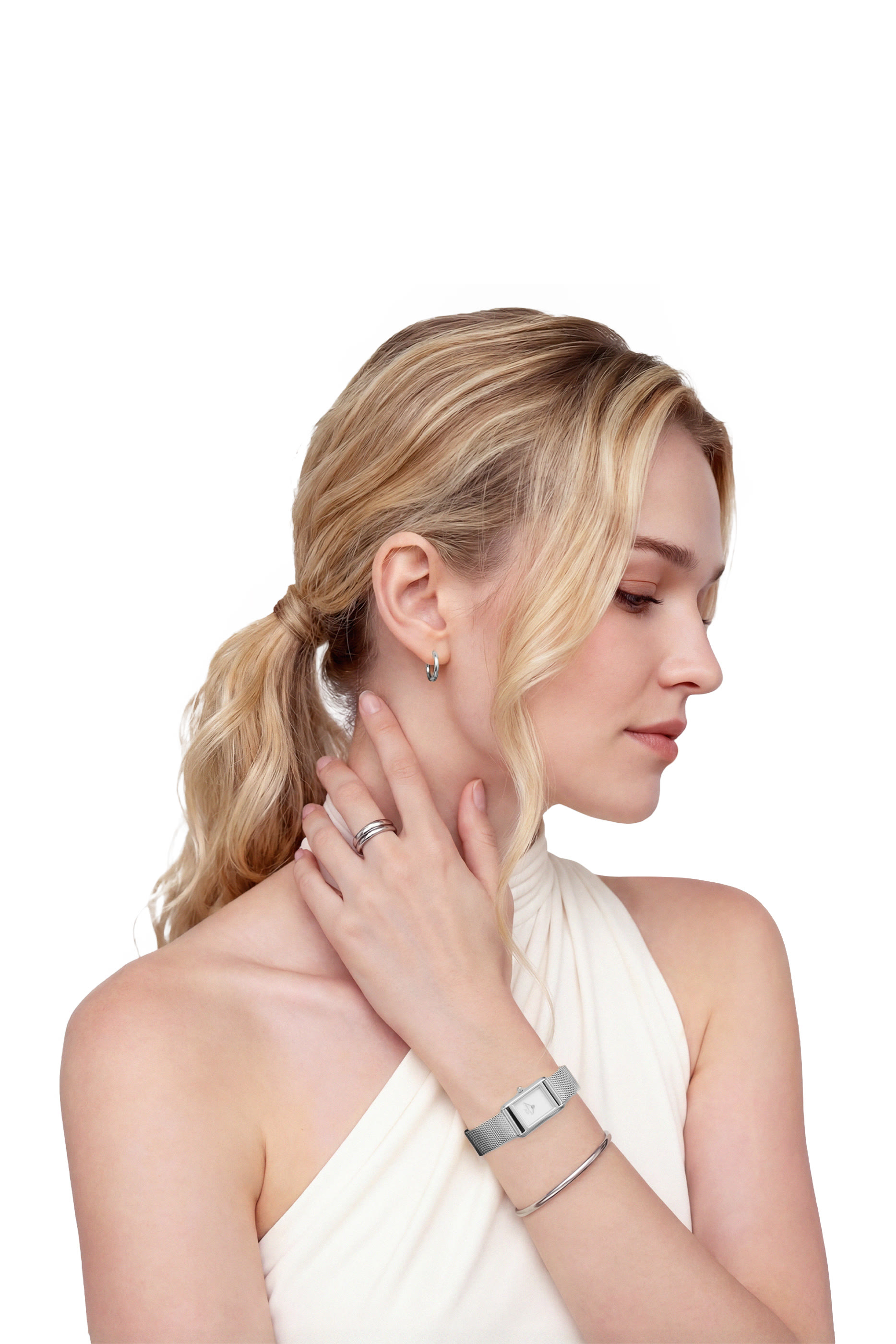 Arch Cuff, Stainless Steel