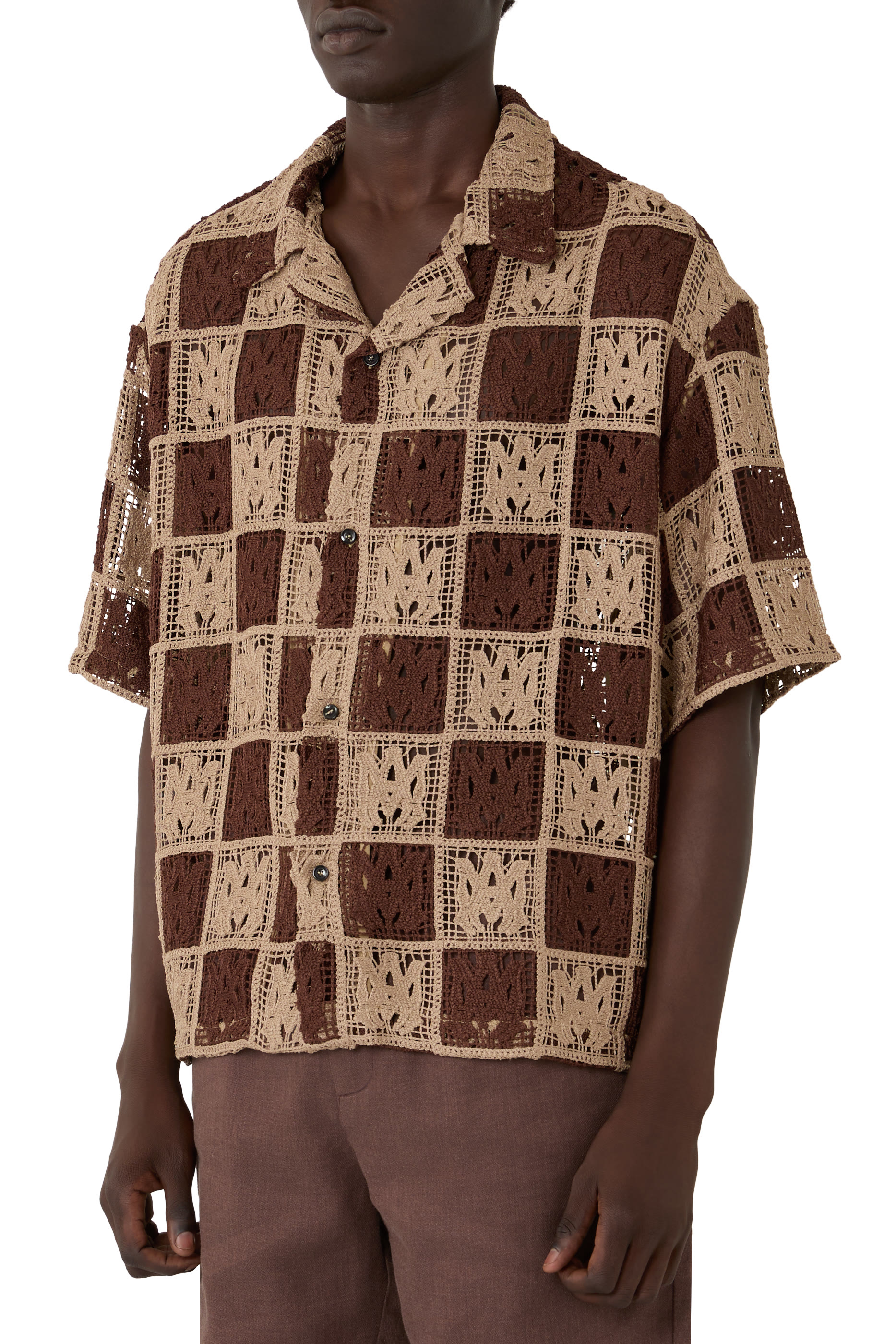 MA Quad Checker Camp Shirt