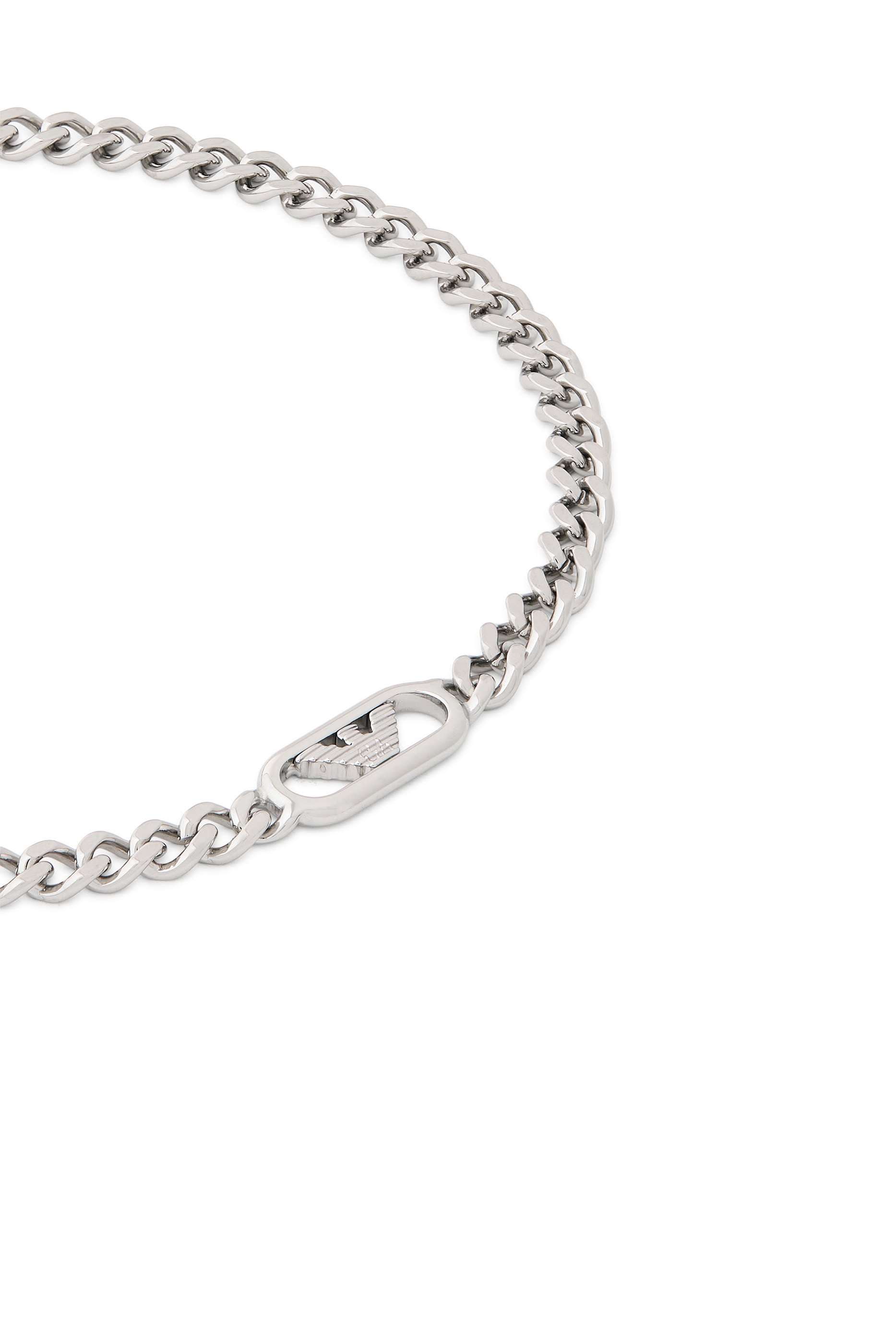Eagle Logo Chain Bracelet, Stainless Steel