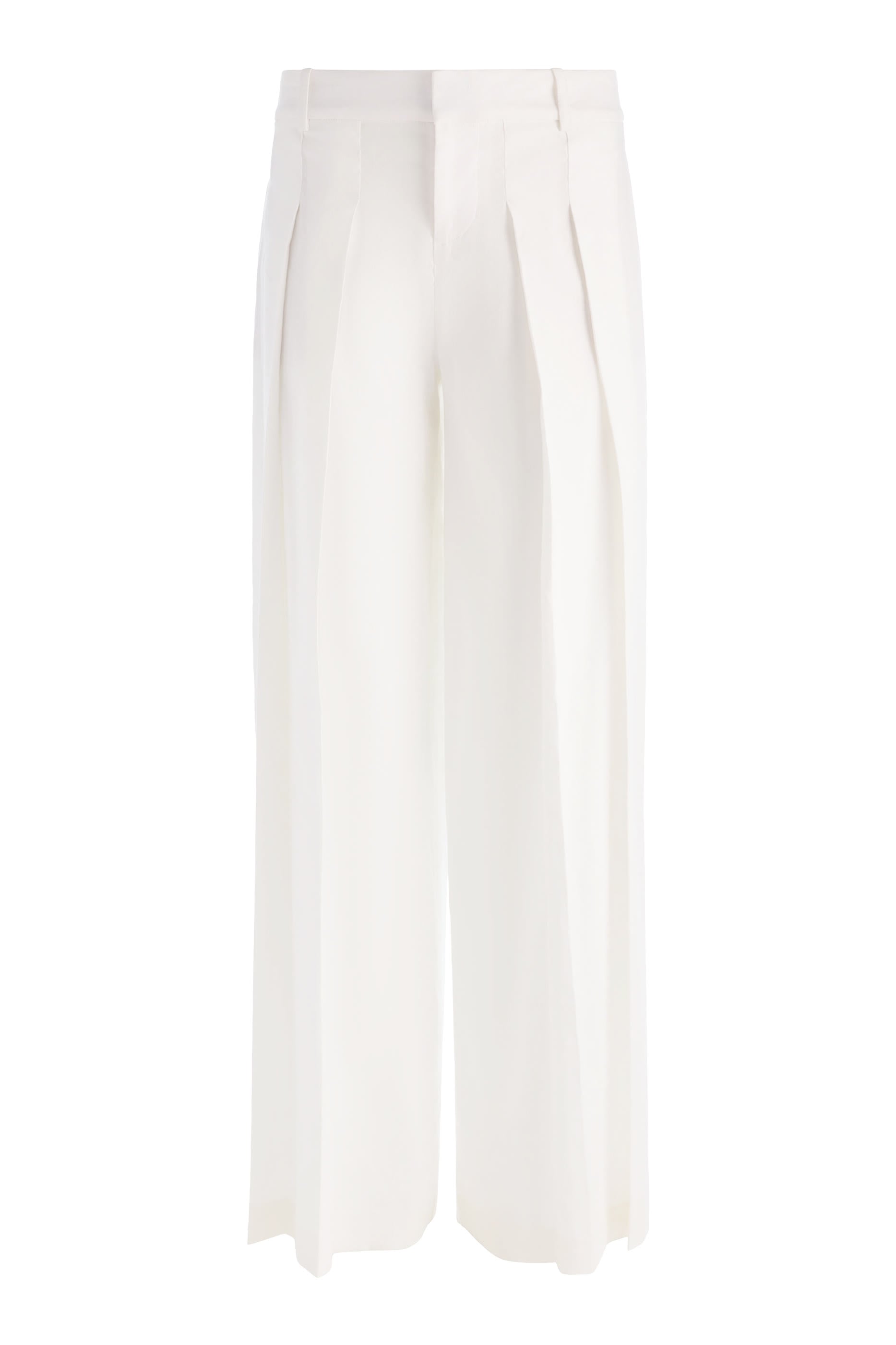 Blaire Pleated Linen Pants 
