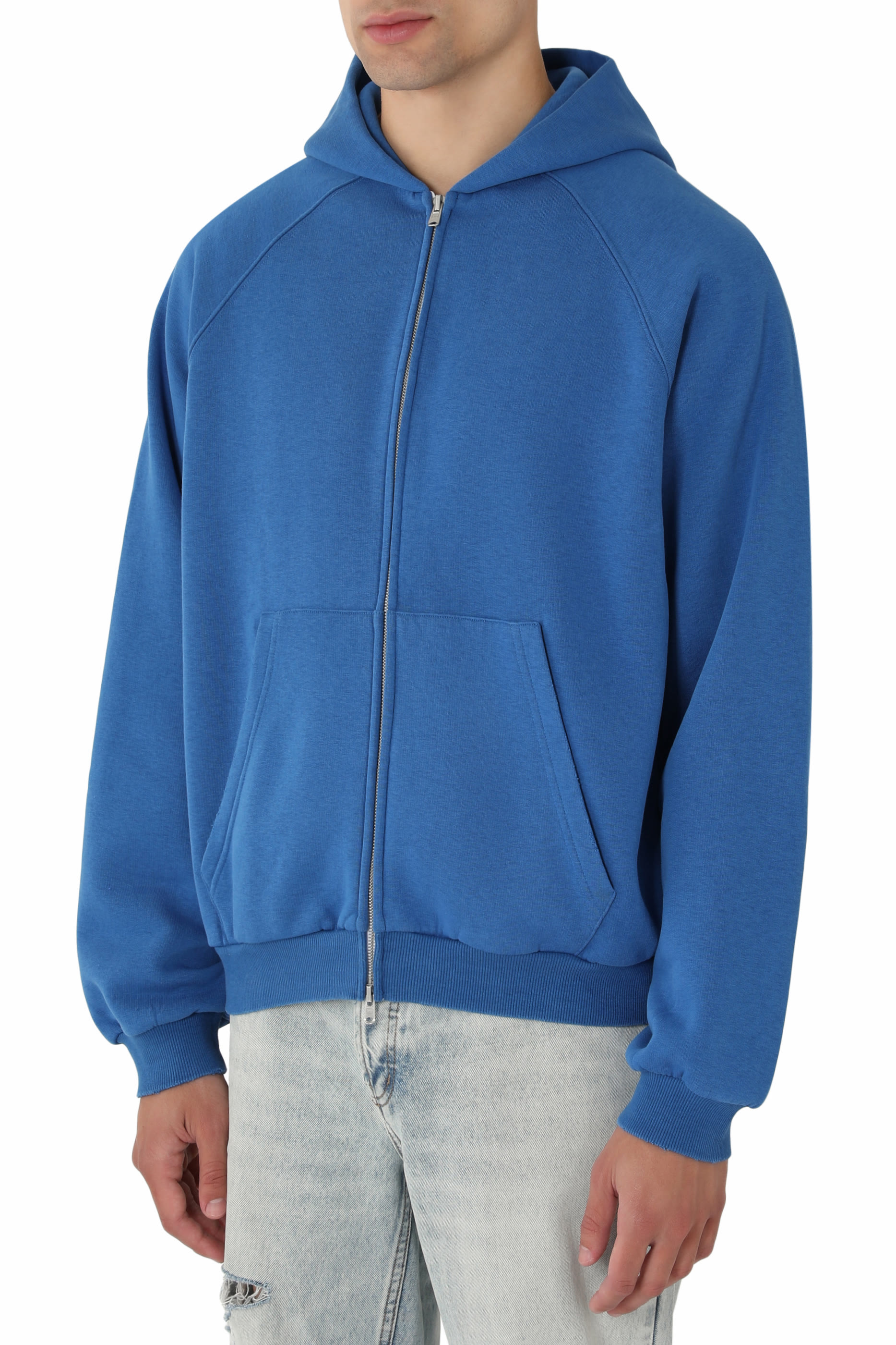 Logo Tape Zipped Hoodie