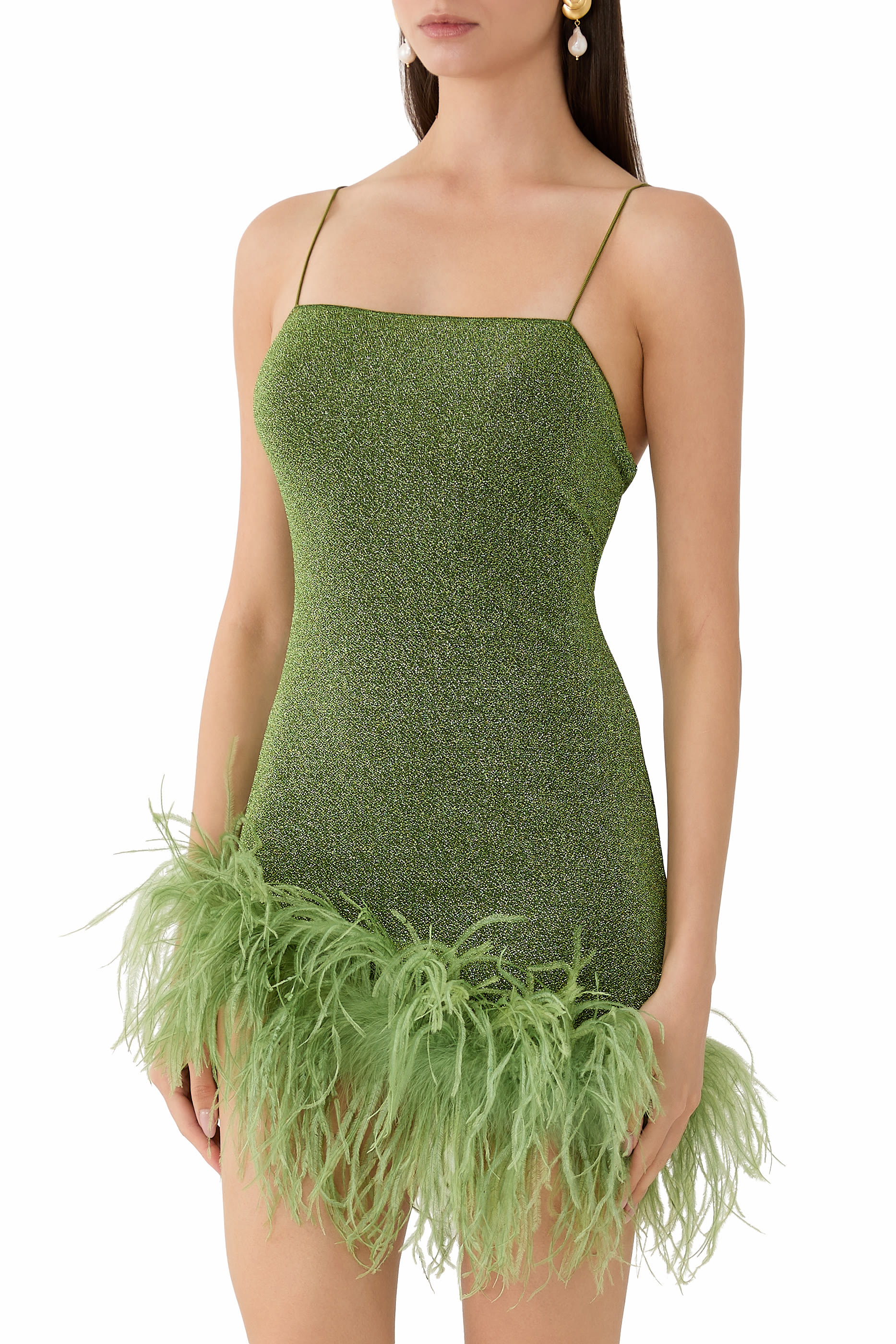 Lumi&egrave;re Plumage Mini Dress