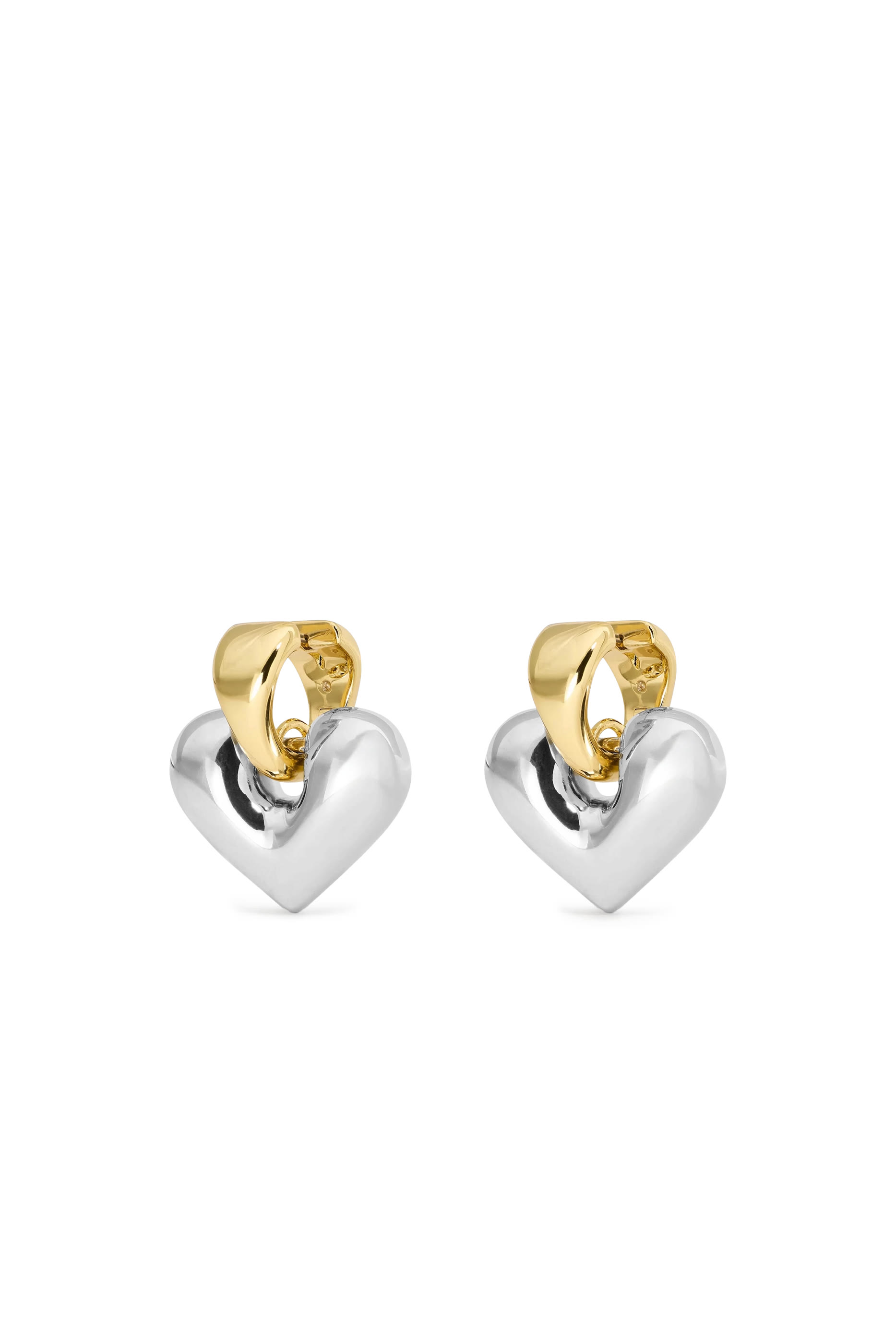 Sculpted Spade Statement Drop Huggies