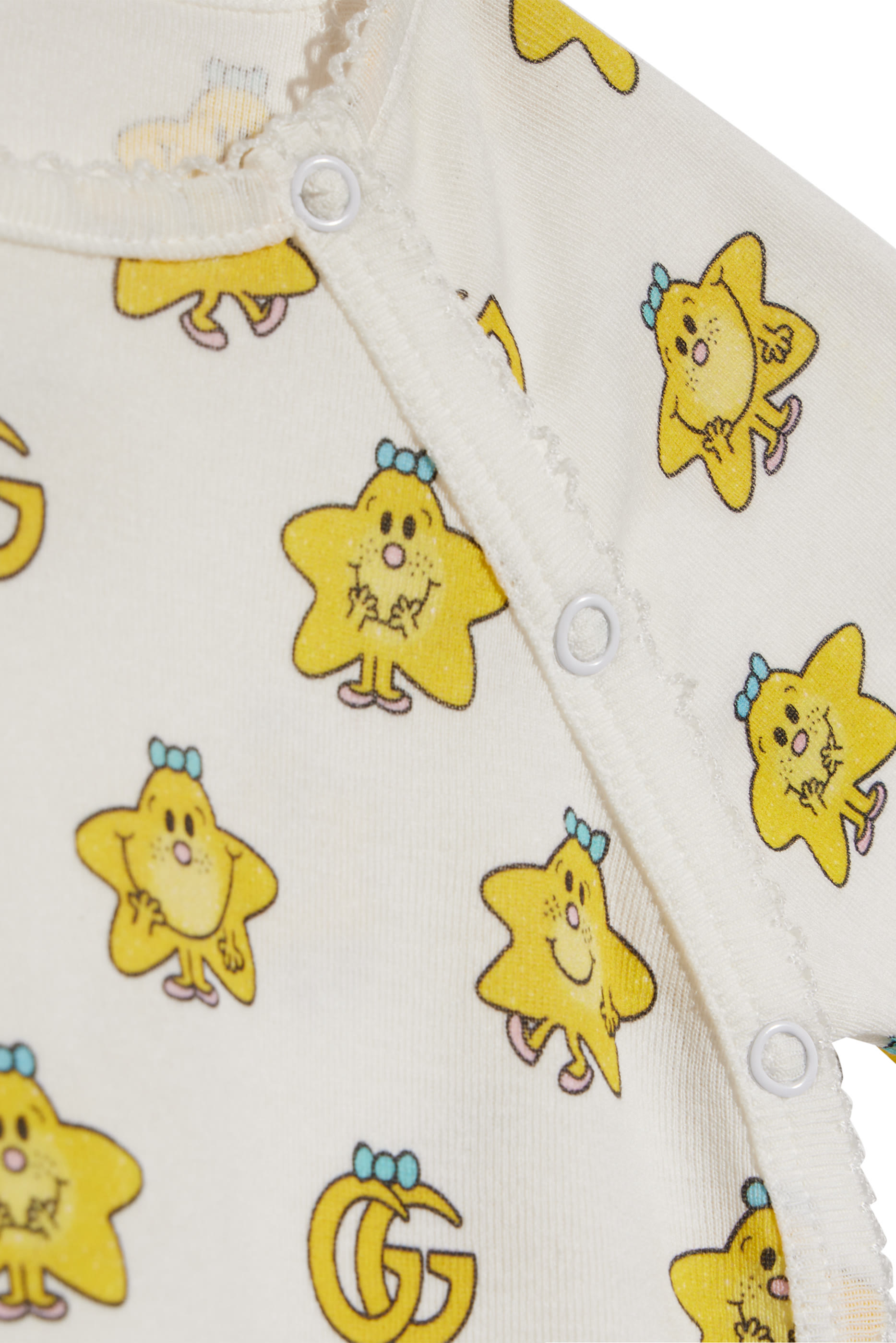 Kids Allover Star and GG Print Sleepsuit