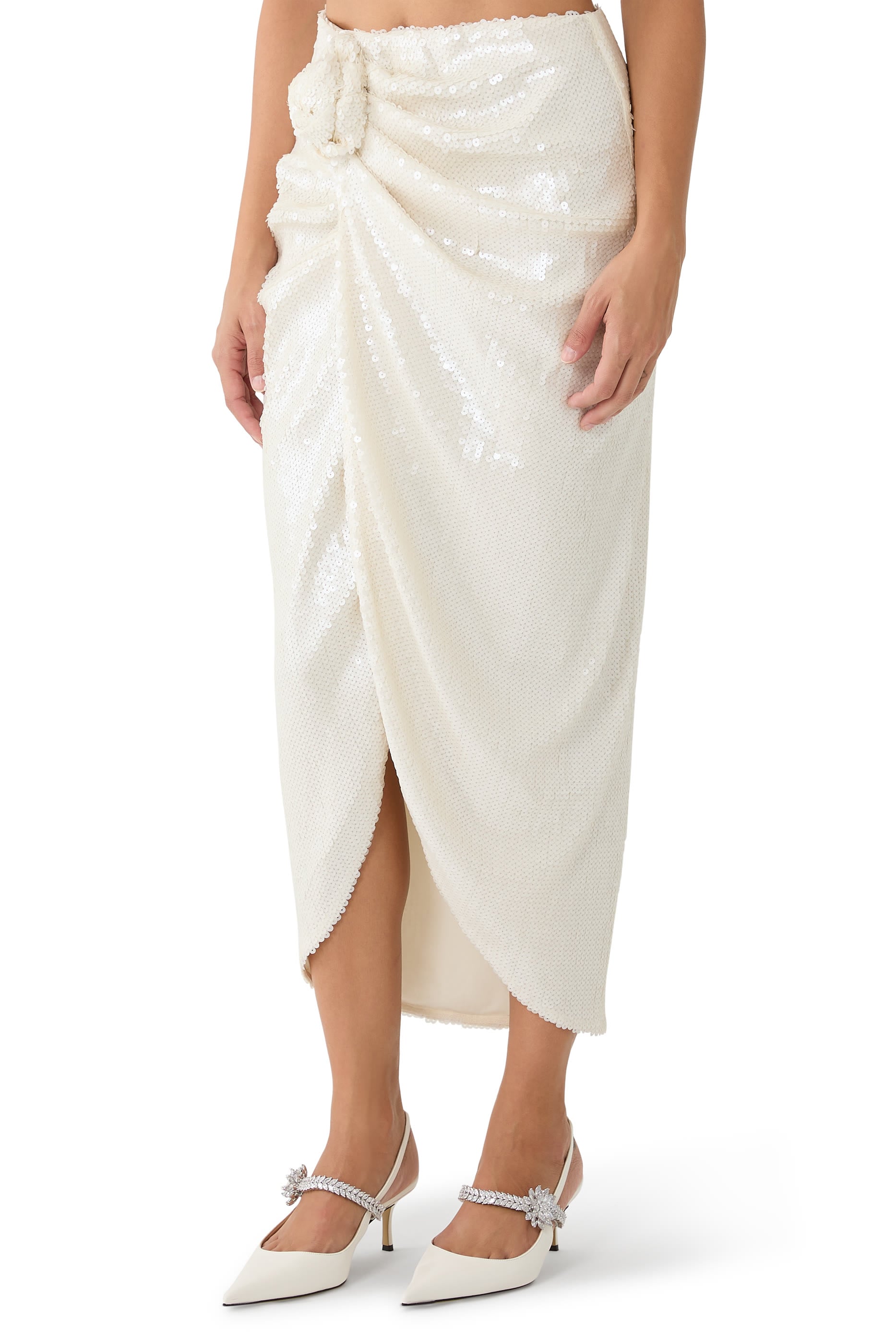 Sequins Knot Skirt 