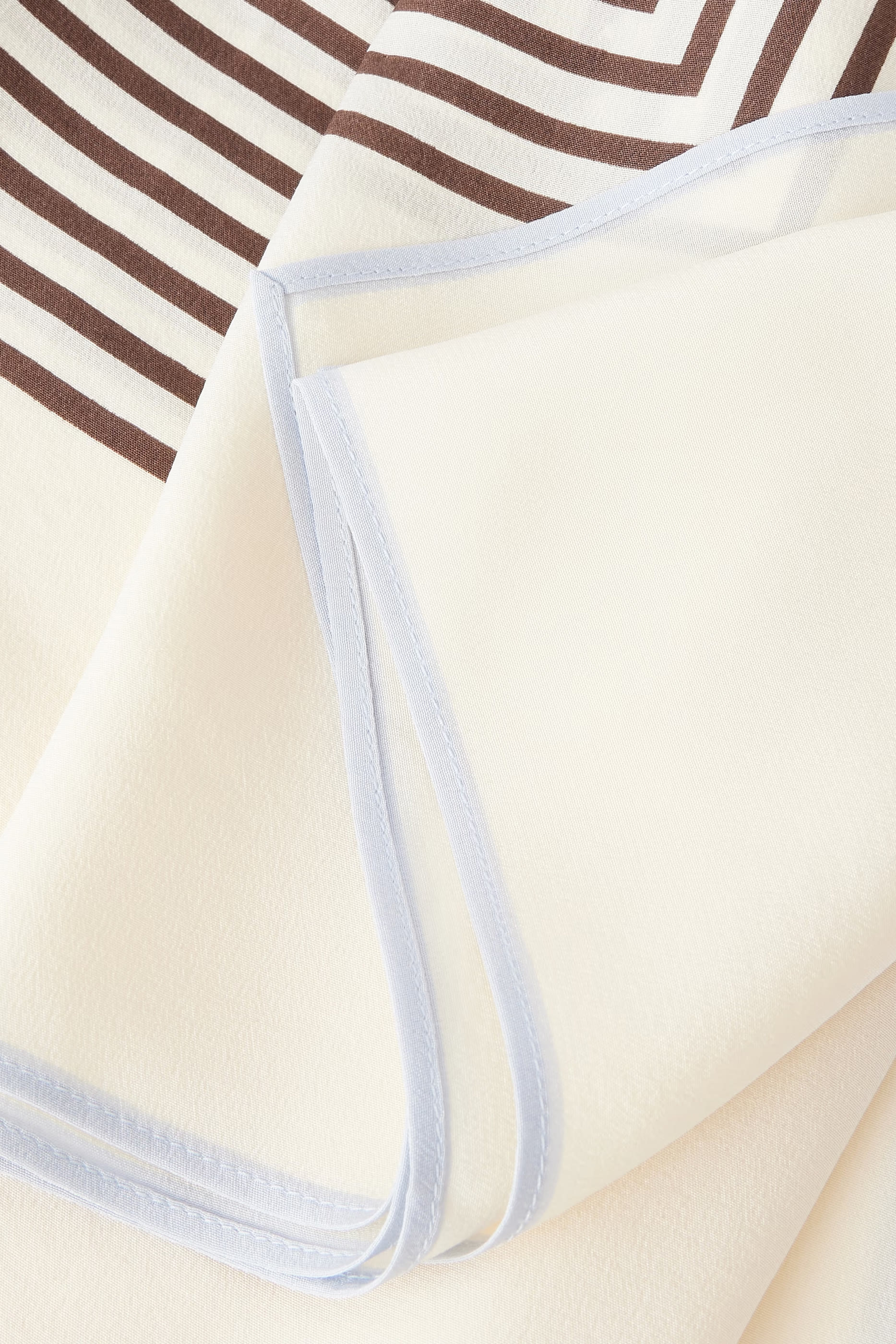 Centered Monogram Silk Scarf