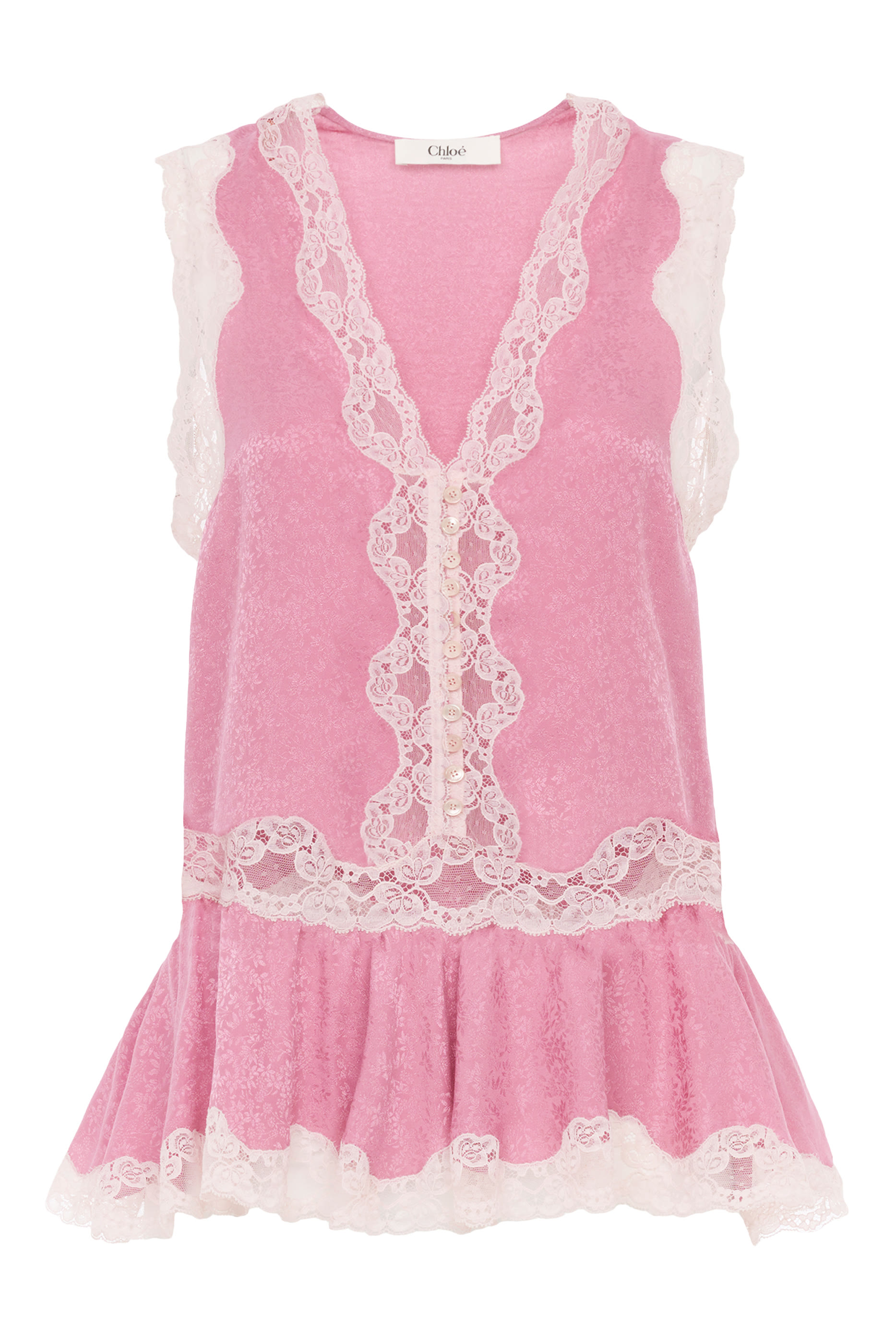 Sleeveless Peplum Top