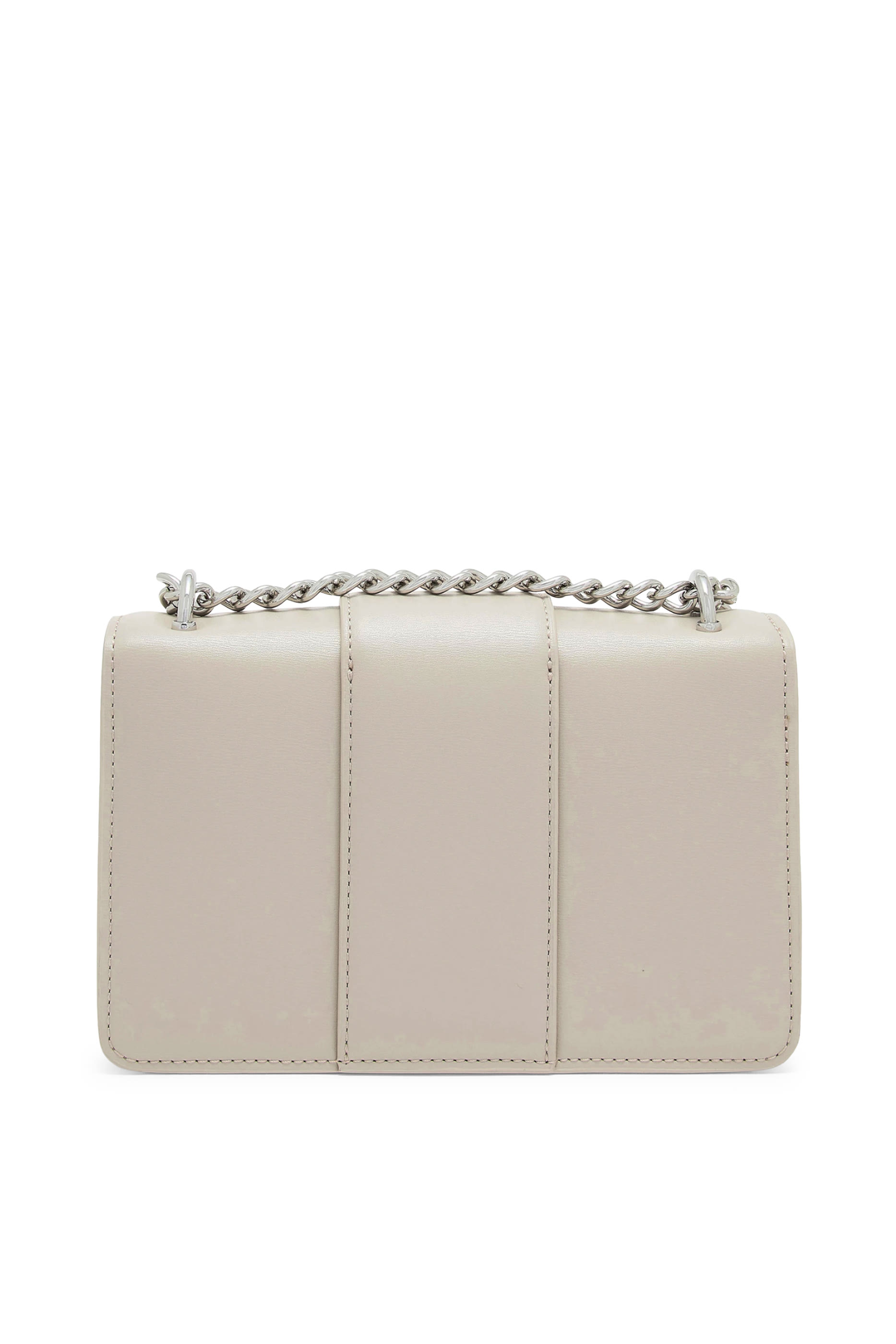 Metal Logo Shoulder Bag