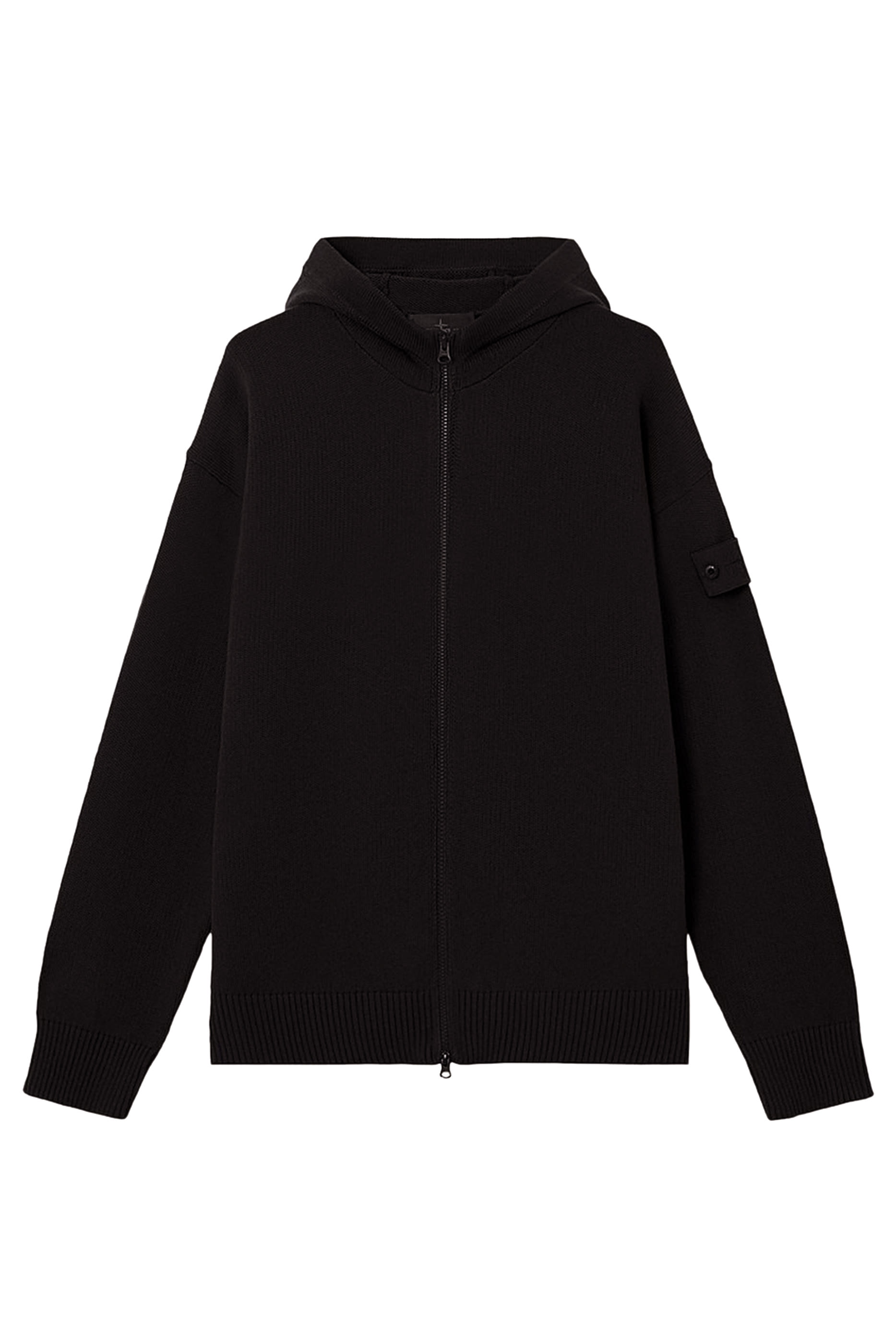 Regular-Fit Hooded Zip-Up Jumper