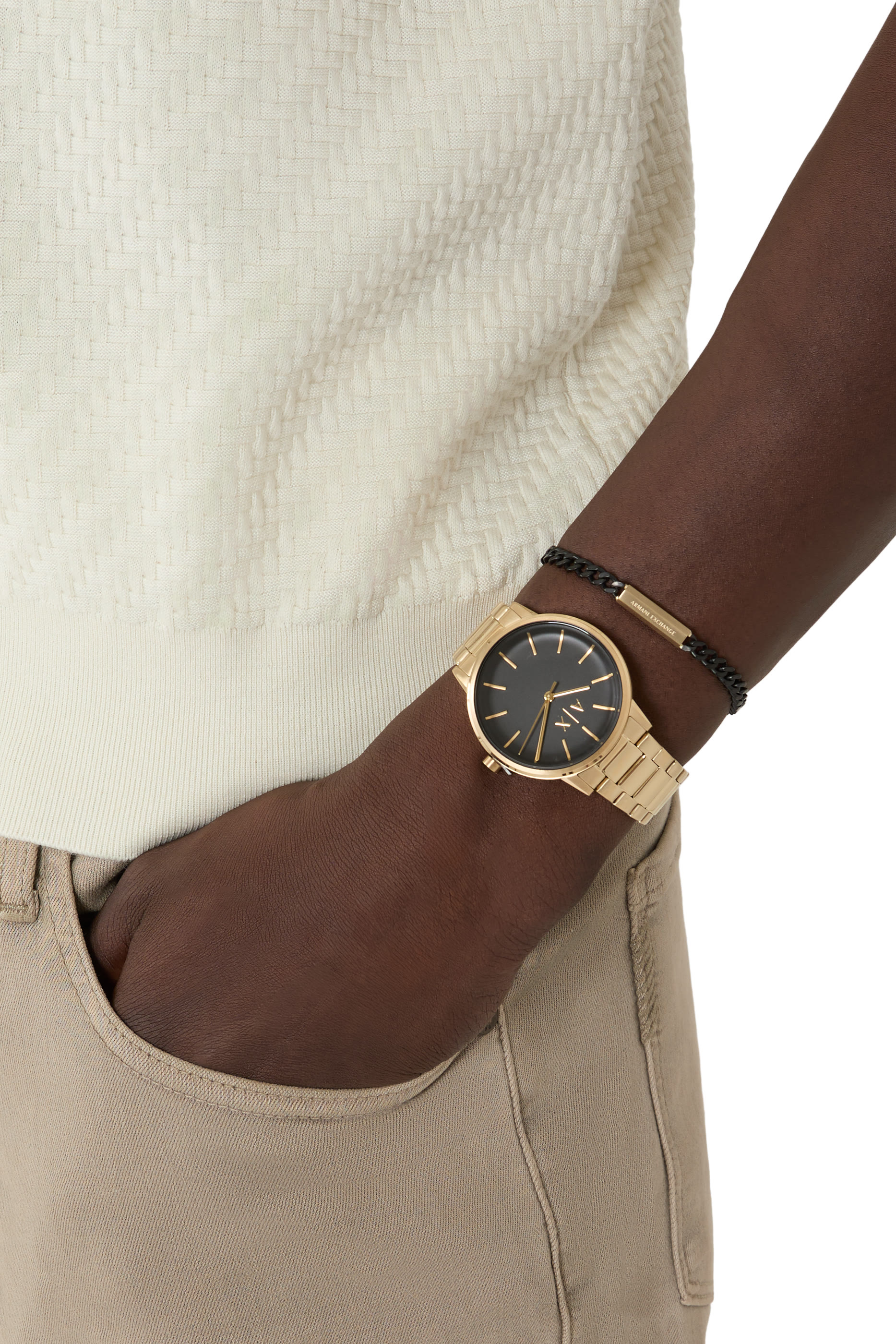 Quartz Watch and Bracelet Set