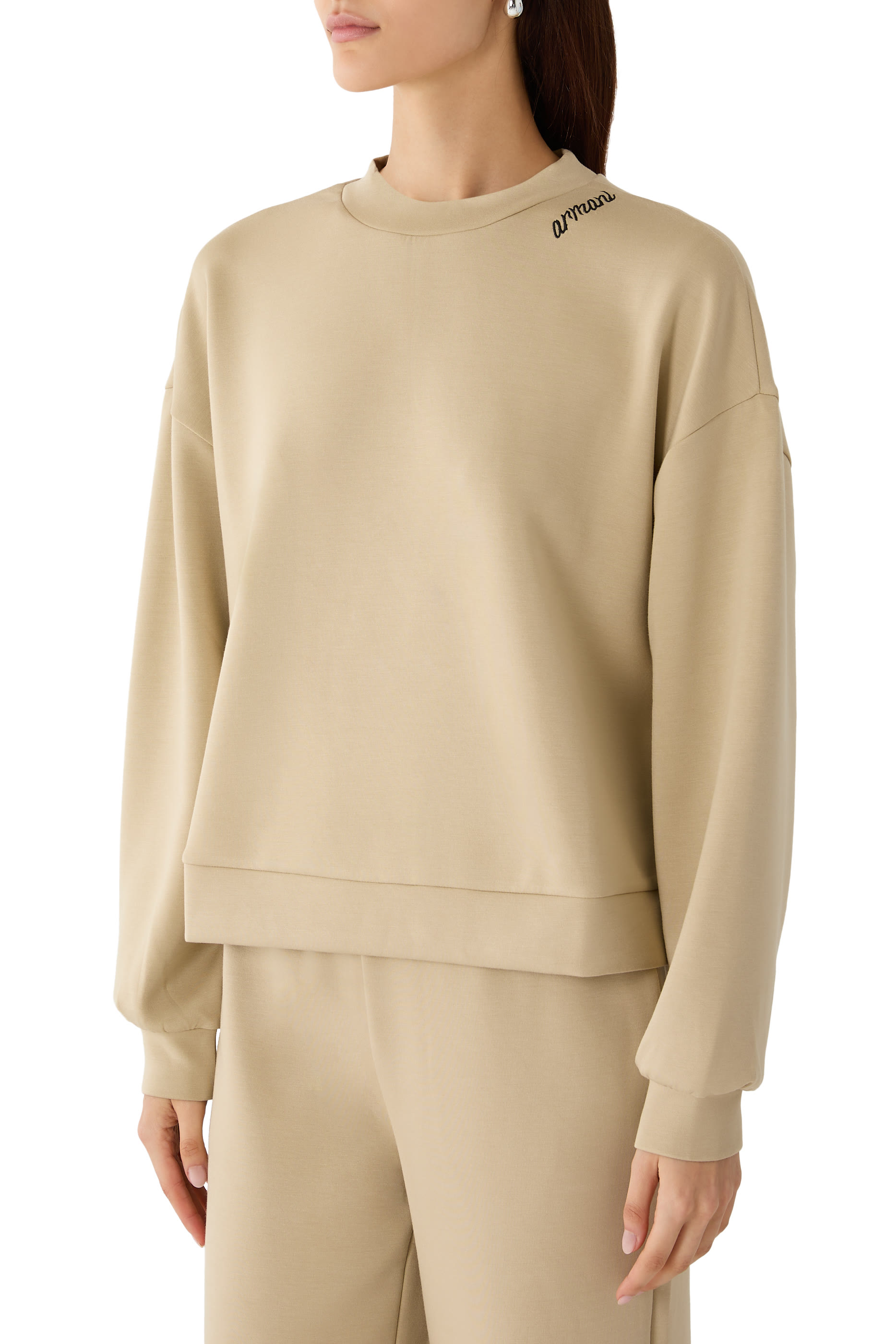 AX Logo Crew Neck Sweatshirt
