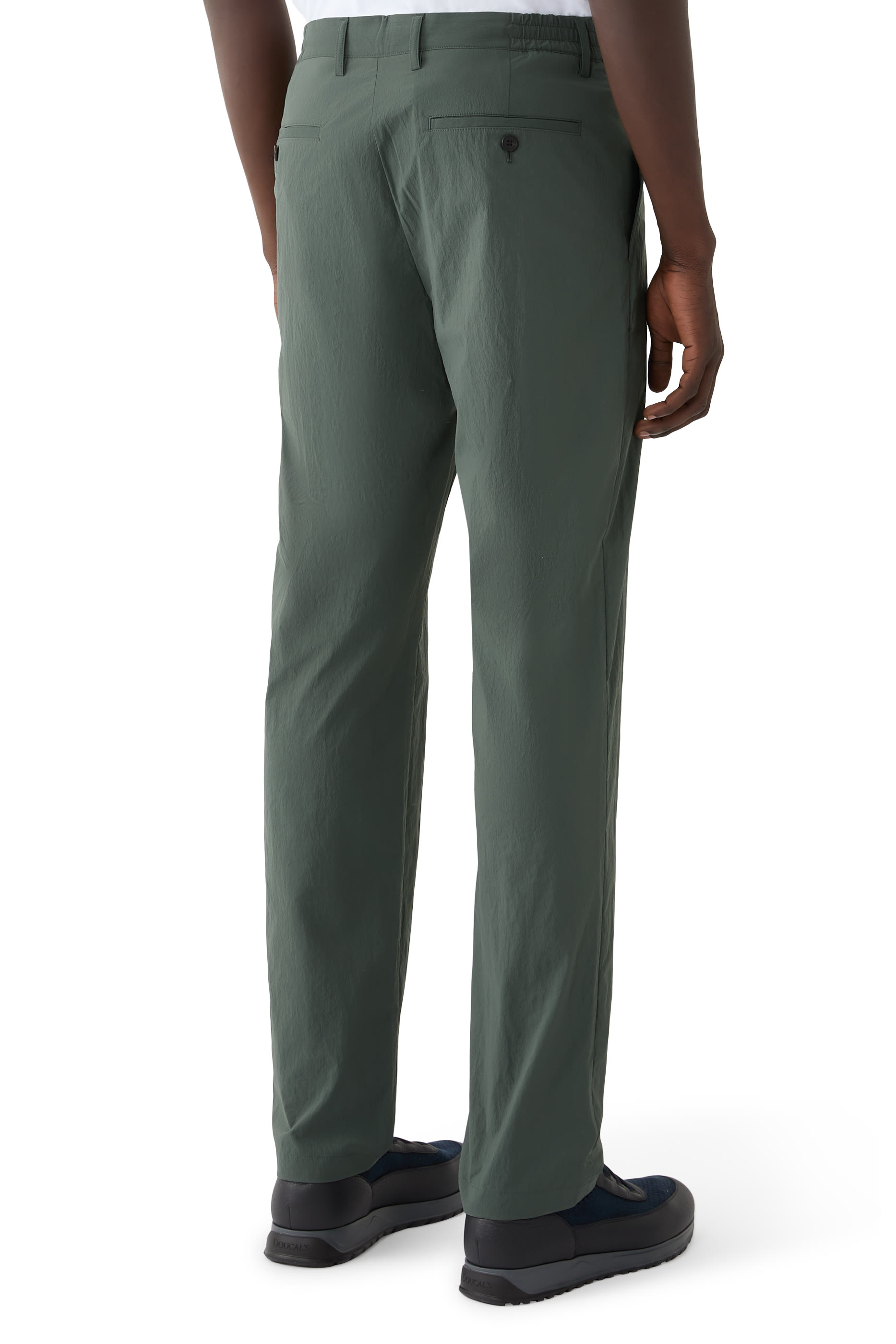 Standard Drawstring Pants in Textured Nylon 