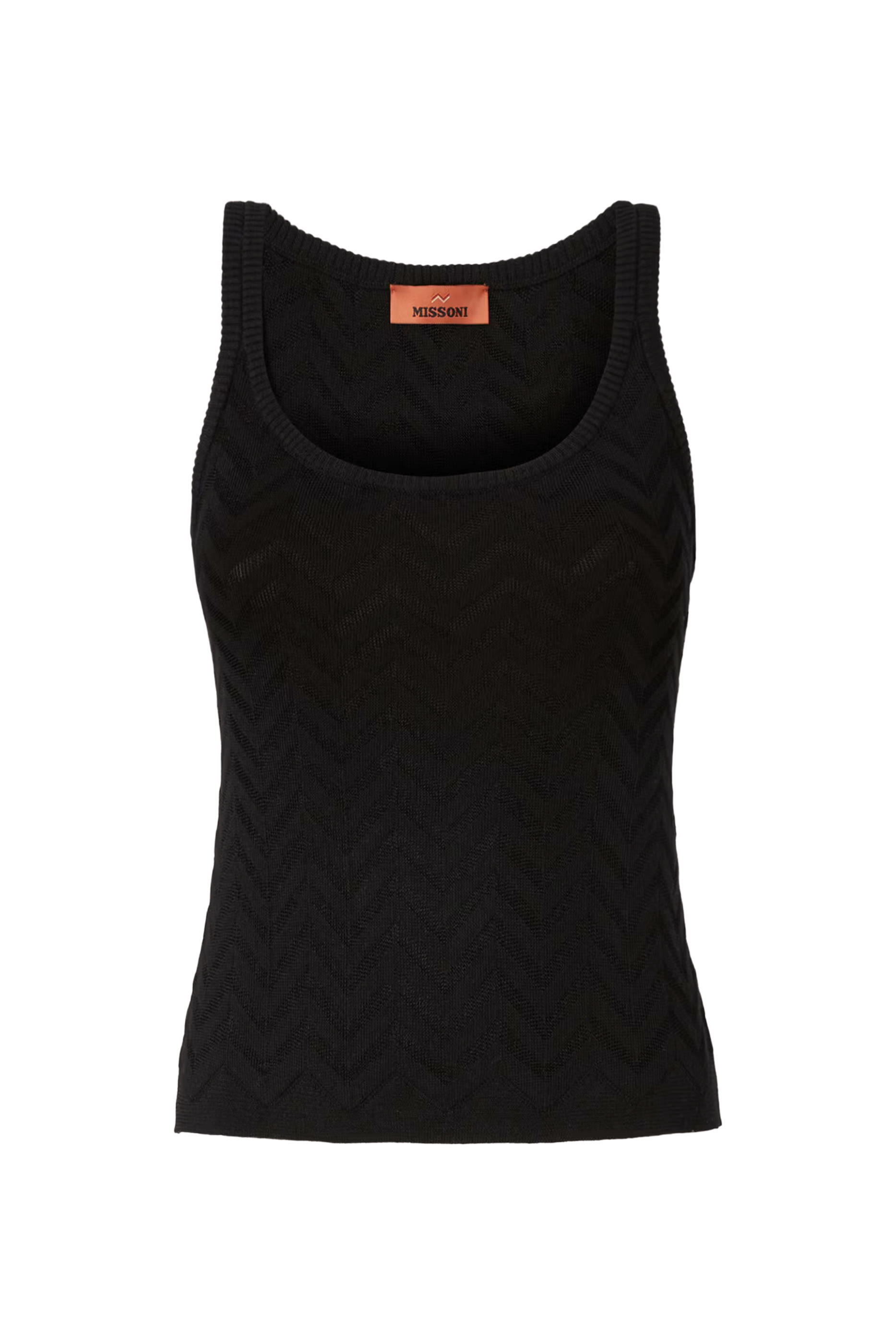 Stretch Chevron Tank Top