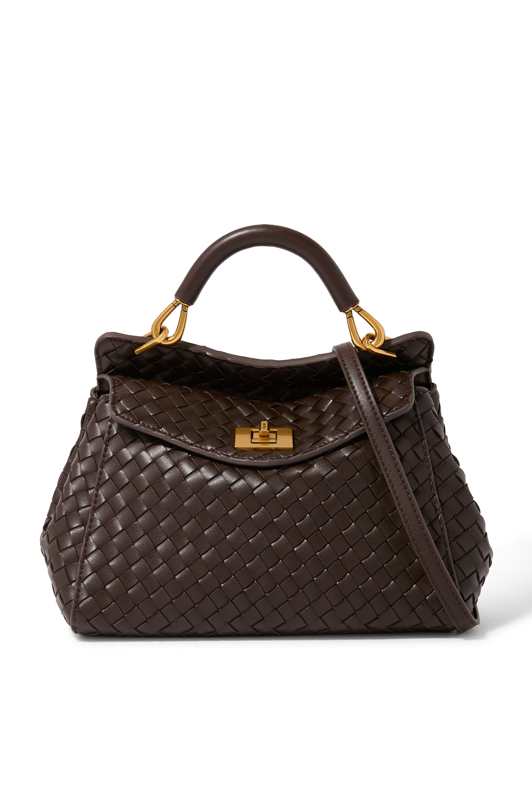Lucia Classic Top Handle Woven Bag