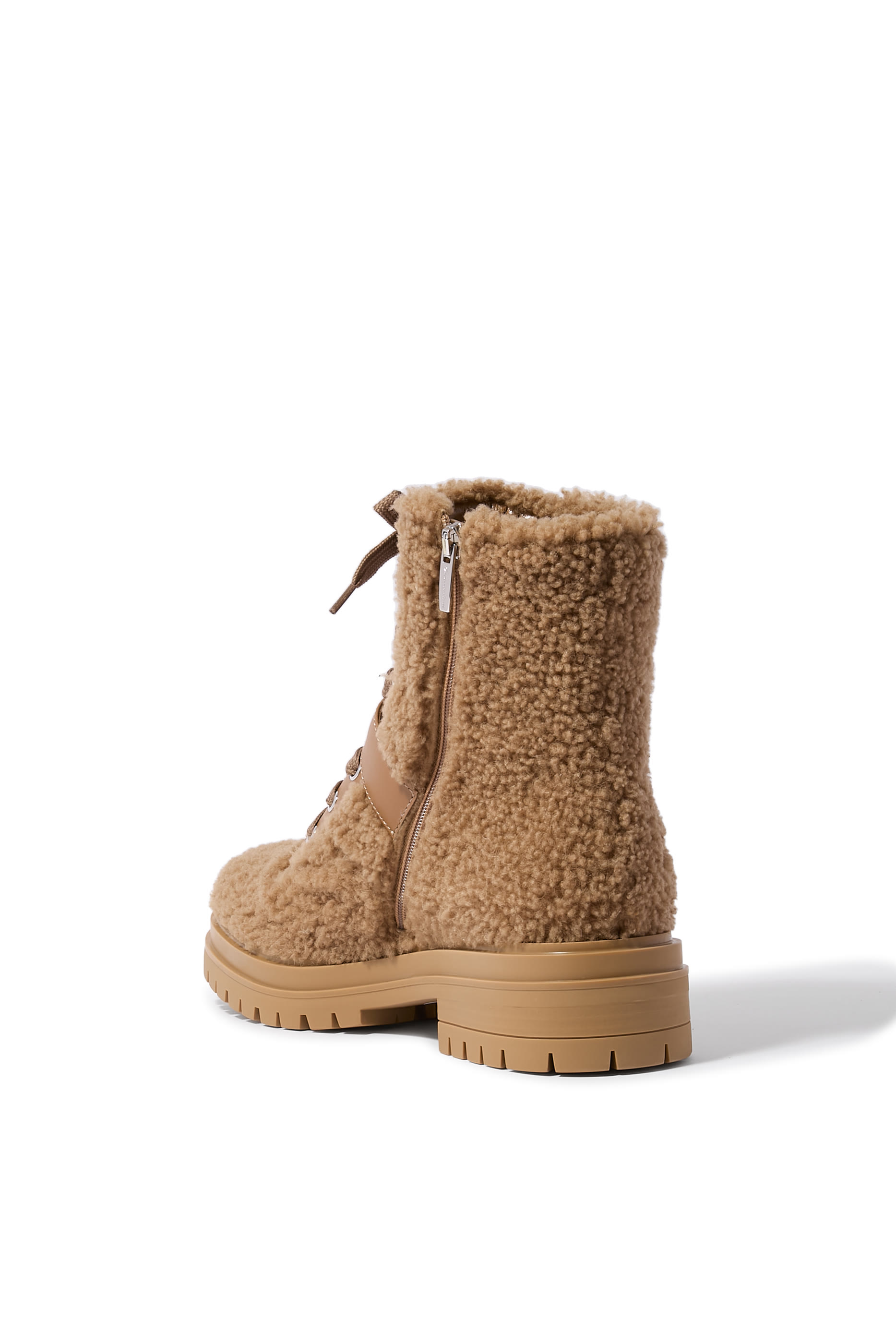 Chamonix Boucle Lace-Up Ankle Booties