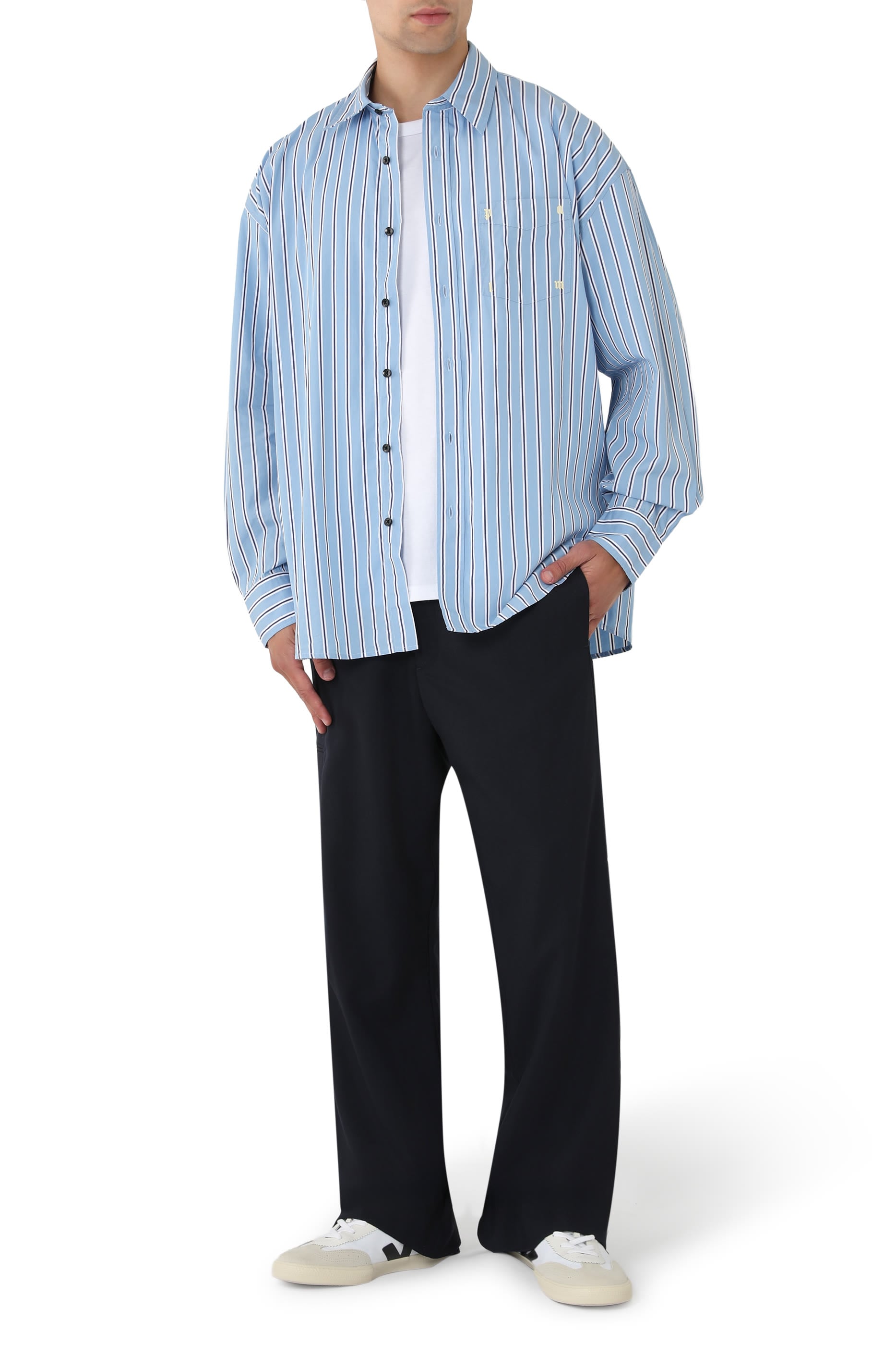 Striped Over Shirt 