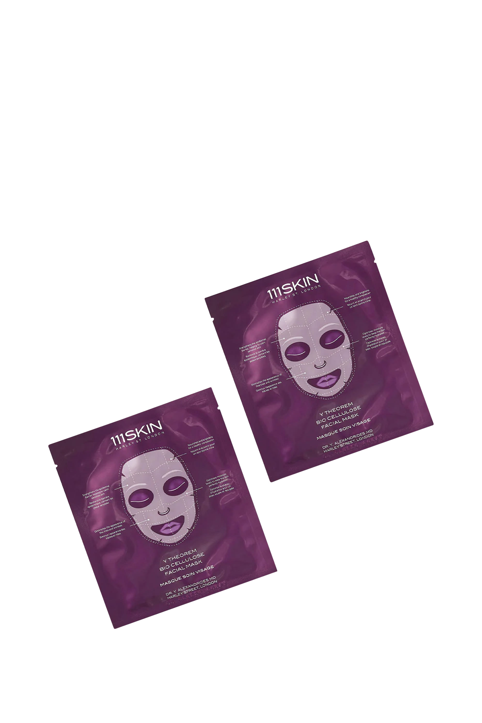 Y Theorem Bio Cellulose Facial Mask, Set of 5