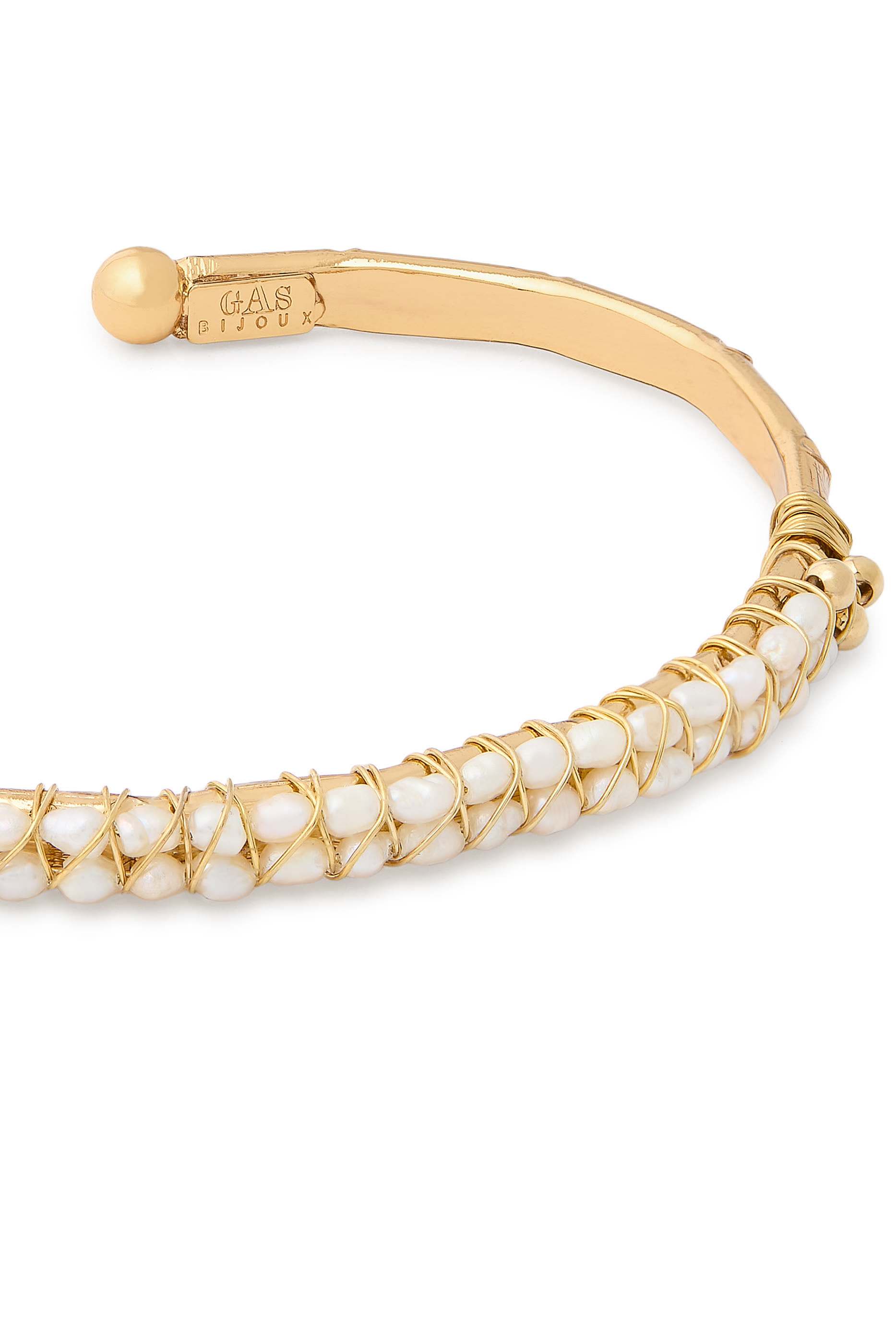 Large Lyre Bangle Bracelet