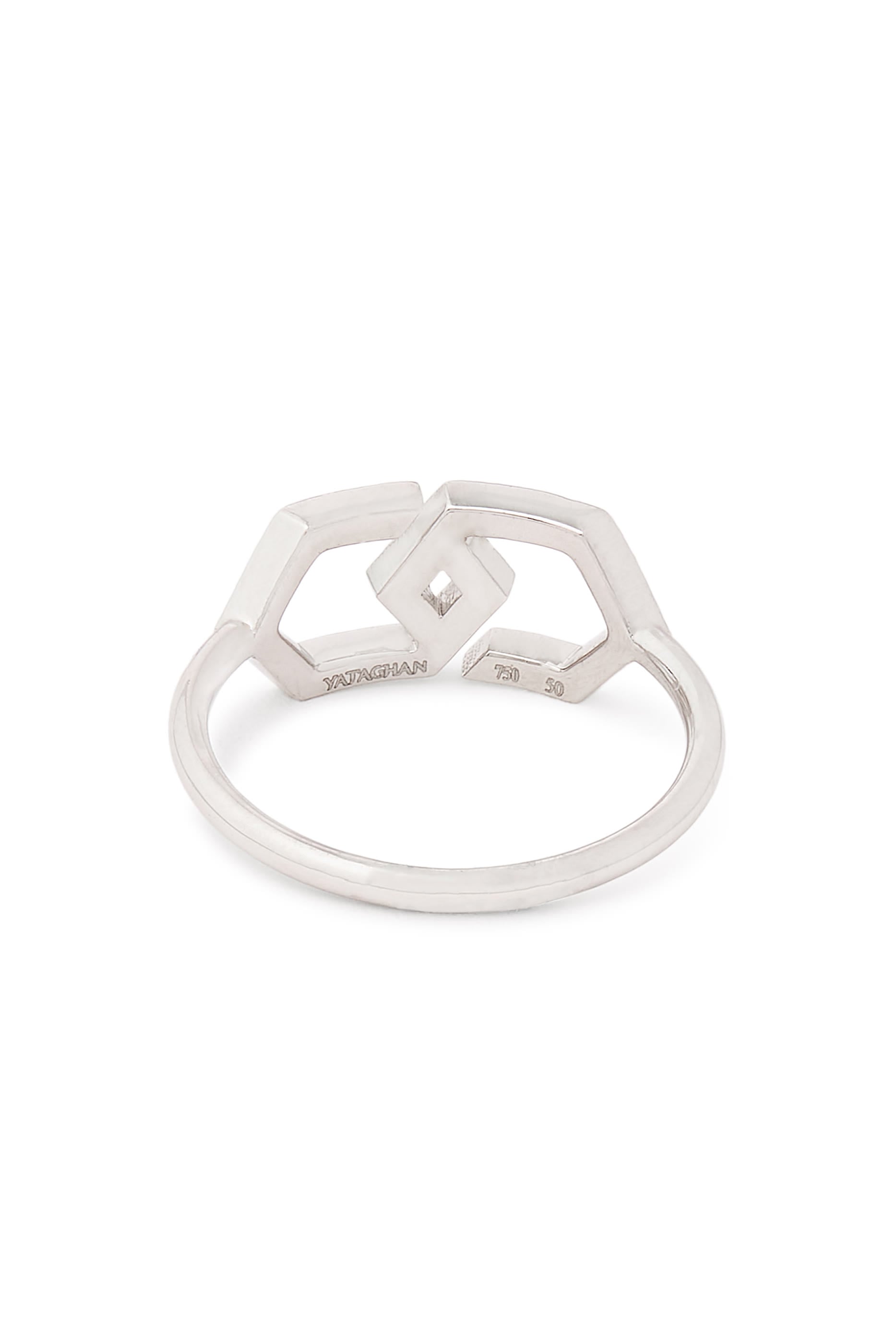 Infinity Ring, 18k White Gold & Diamonds