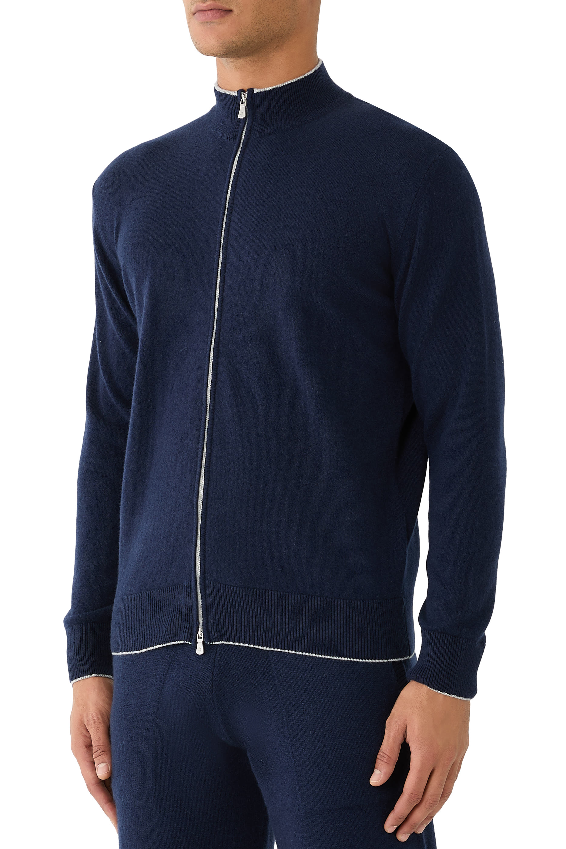 Maglia Zip-Up Cardigan