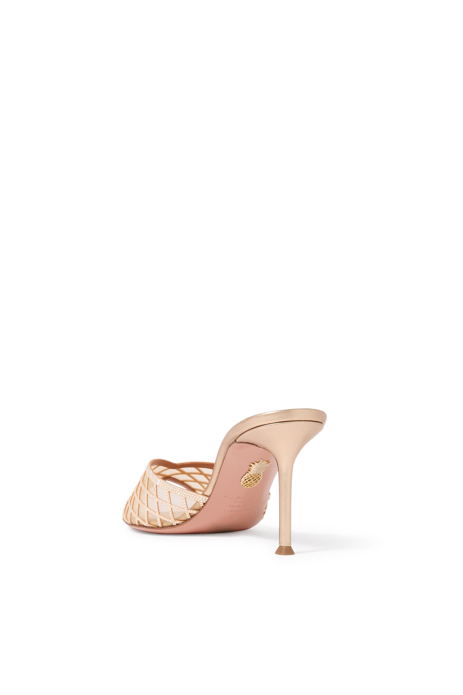 Lumiere 75 Crystal-Embellished Mesh Sandals