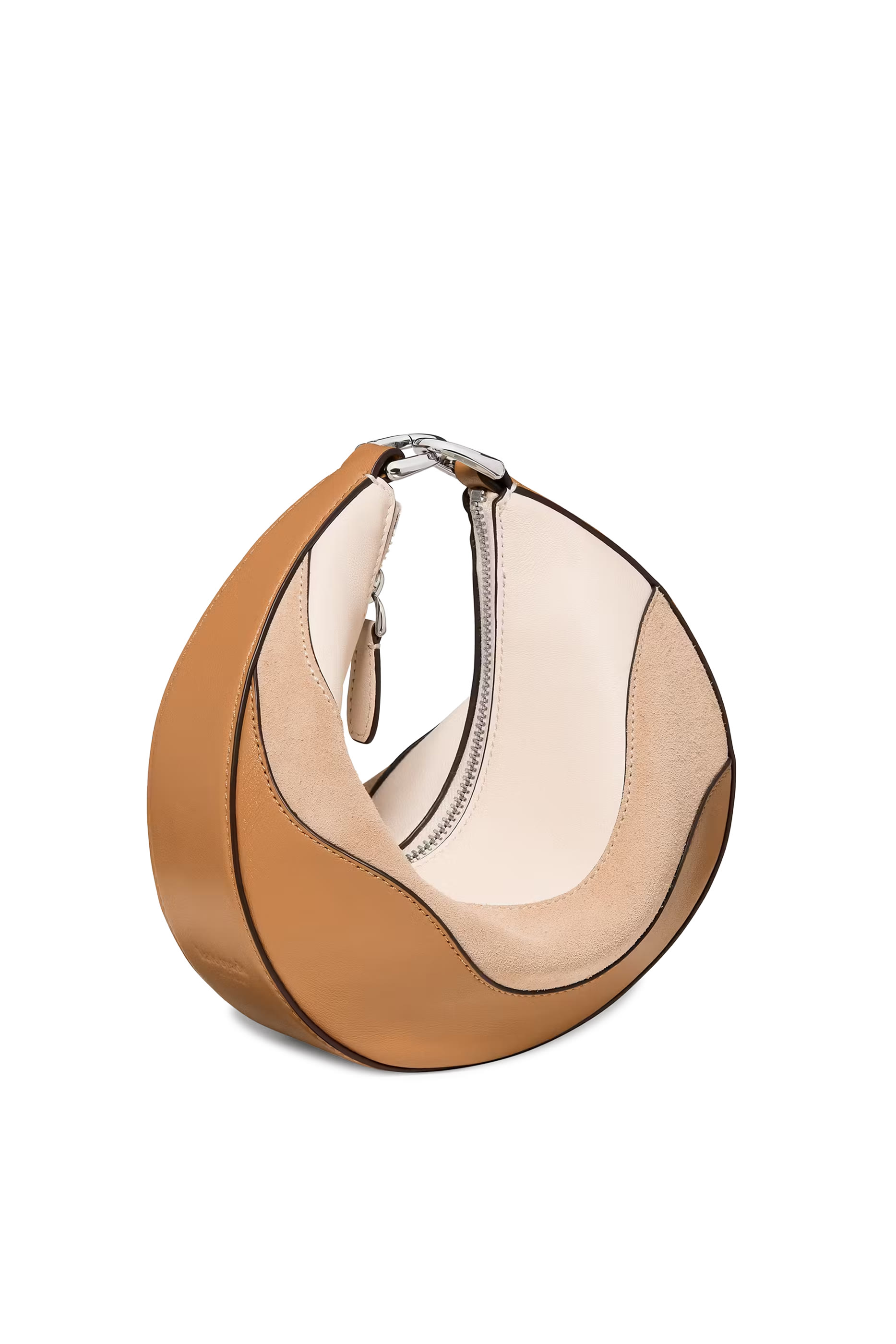  Duo Wavy Suede Crossbody Bag