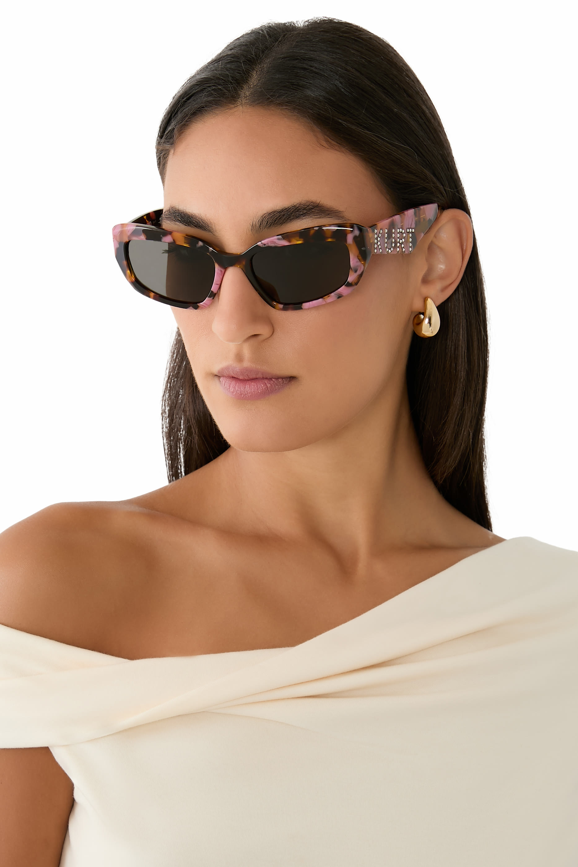 Logo Cat-Eye Sunglasses