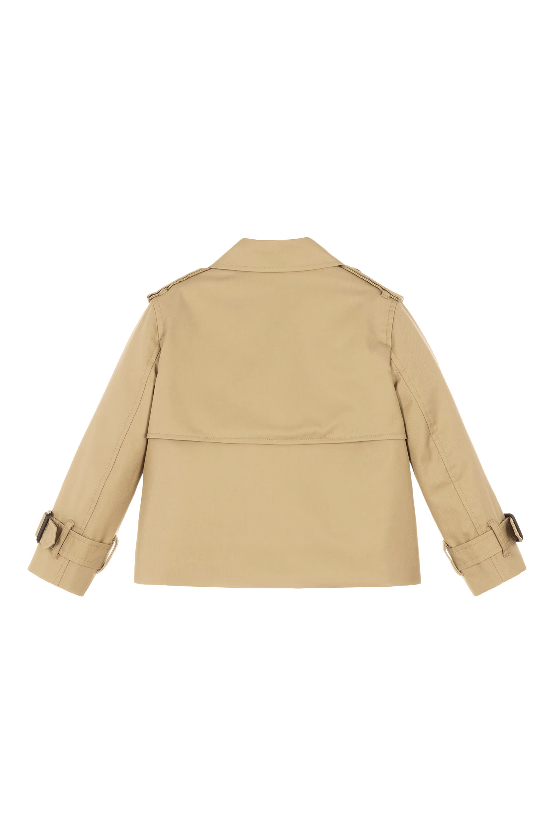 Kids Check Trench Jacket