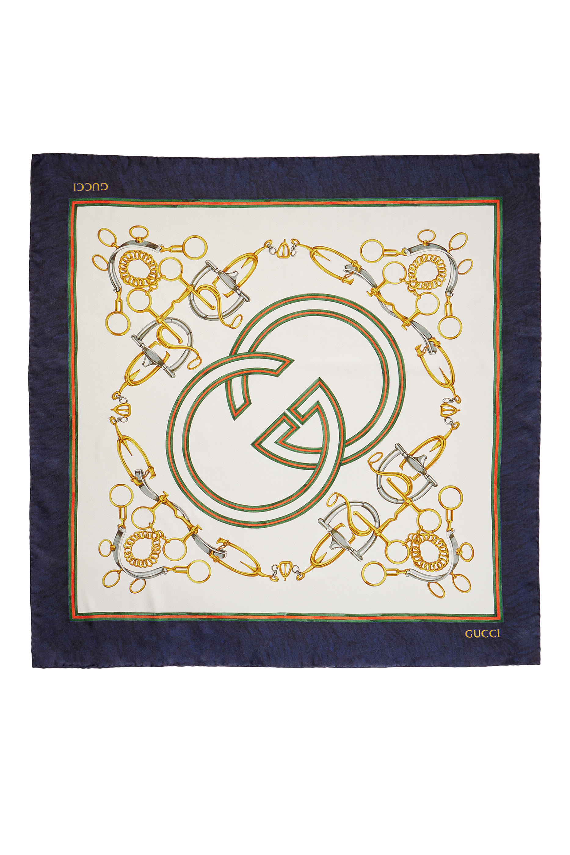 "Your Majesty" Printed Silk Carré 