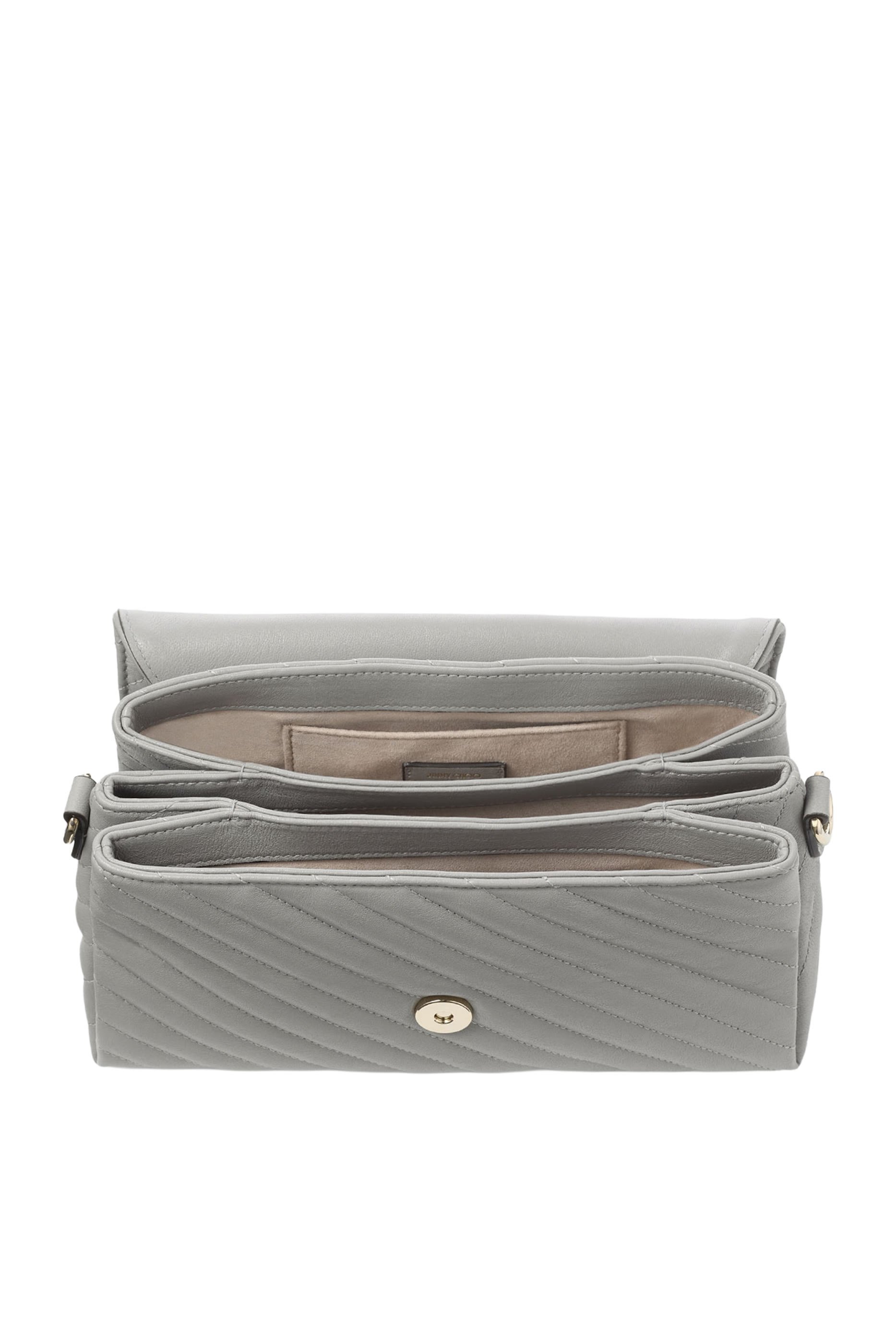 Curve Top Handle Bag with Pearl Detail 