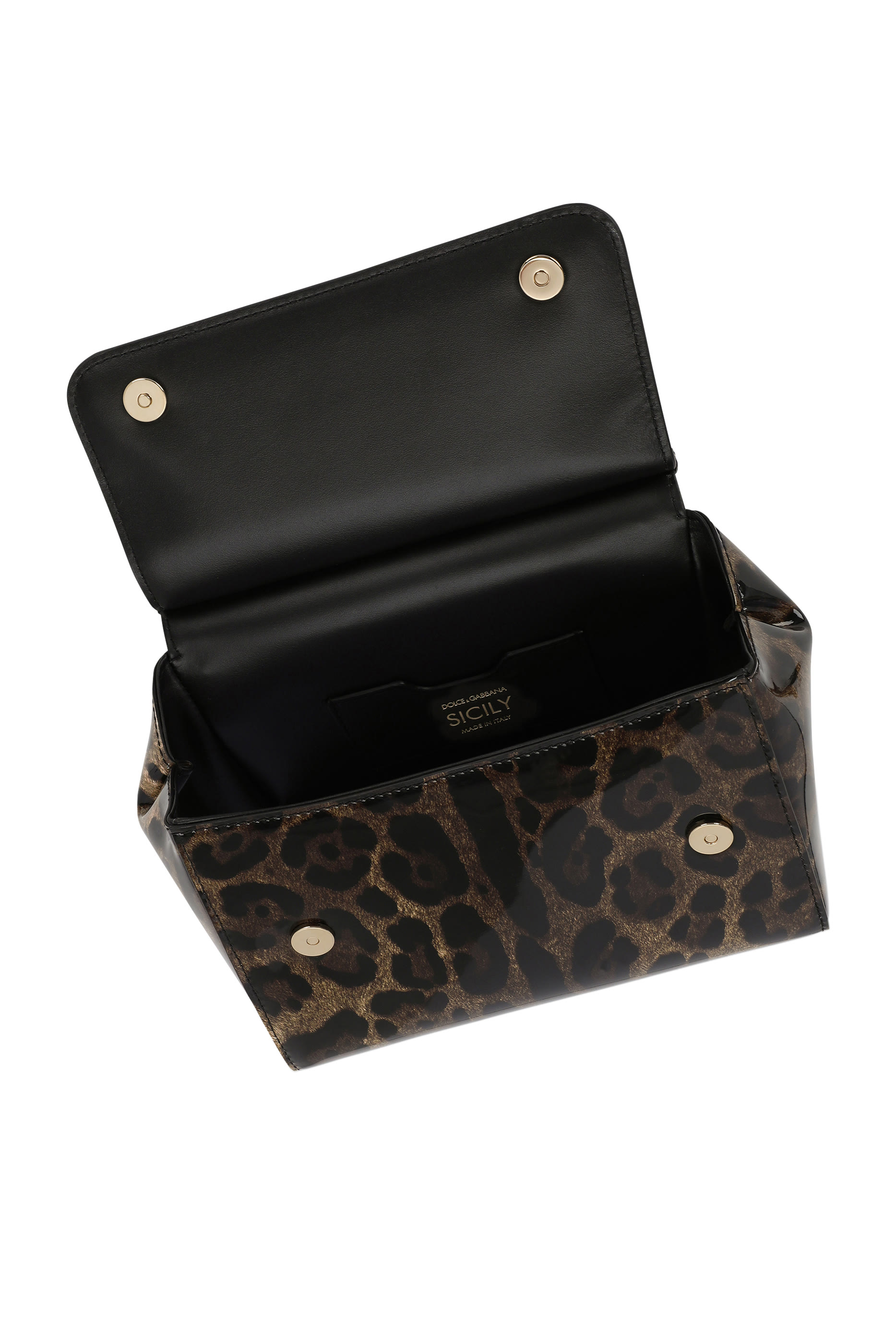  Medium Leopard Print Sicily Handbag