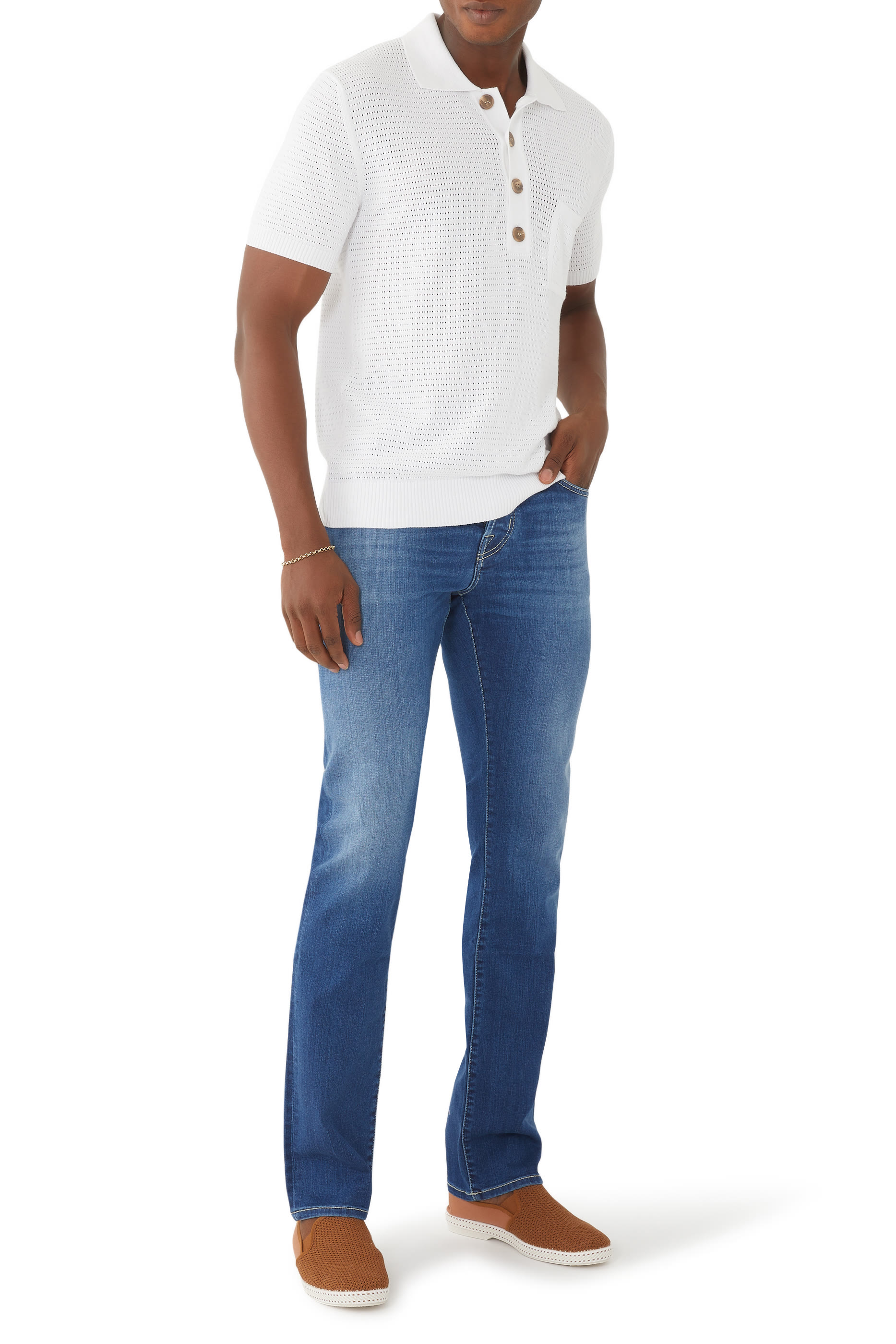 5 Pocket Regular Fit Denim Pant