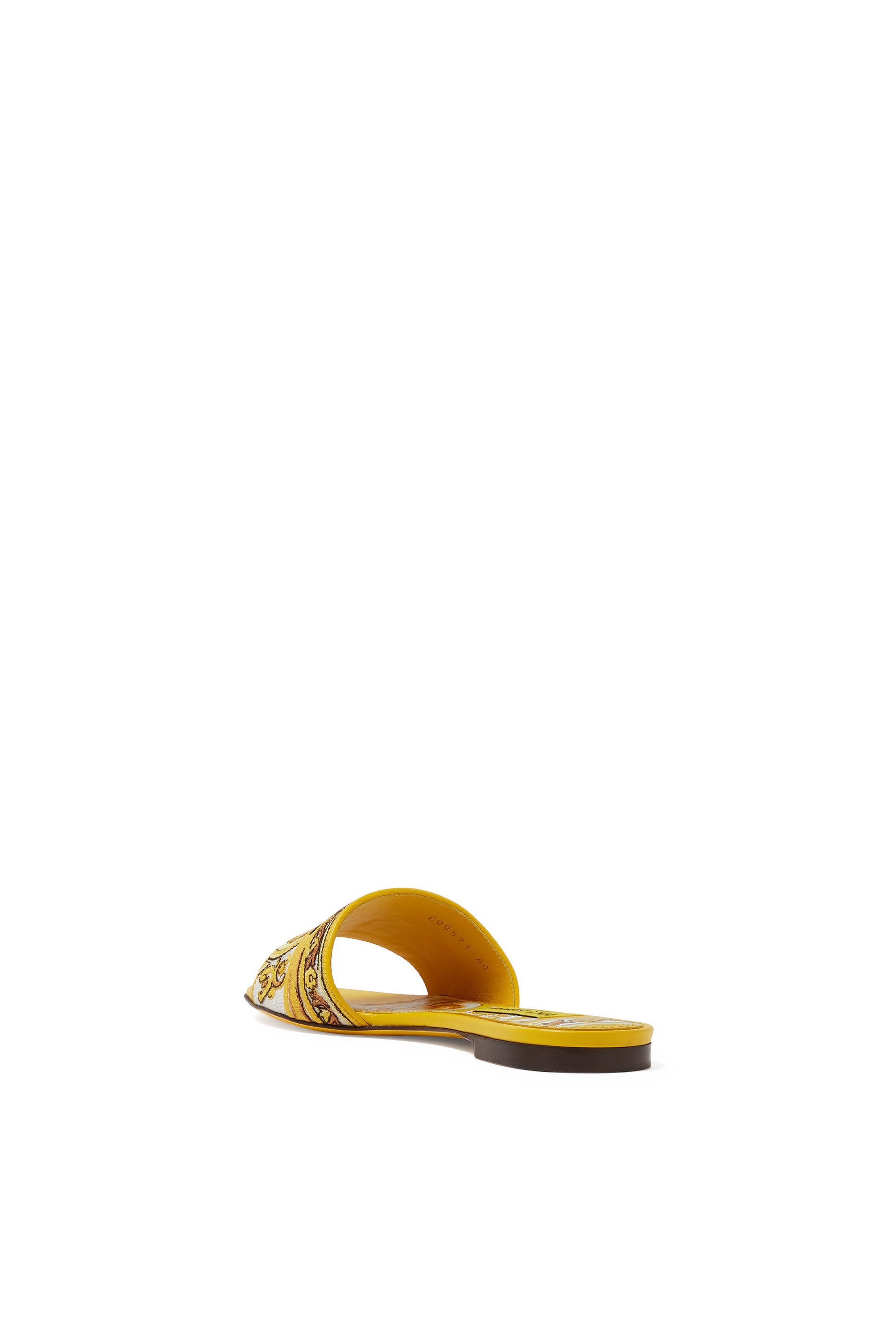 Embroidered Majolica Pattern Sliders