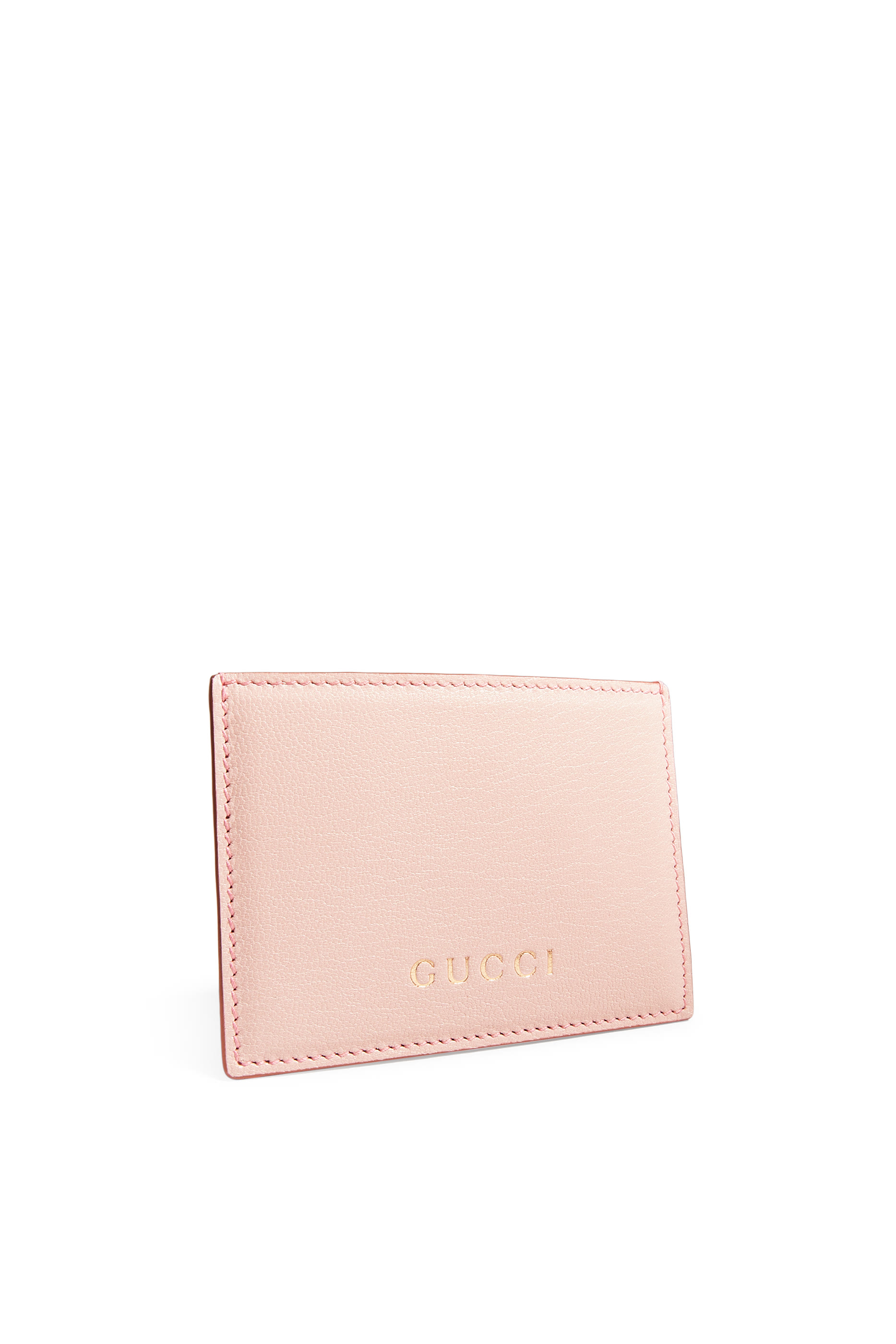 Card Case with Logo Lettering