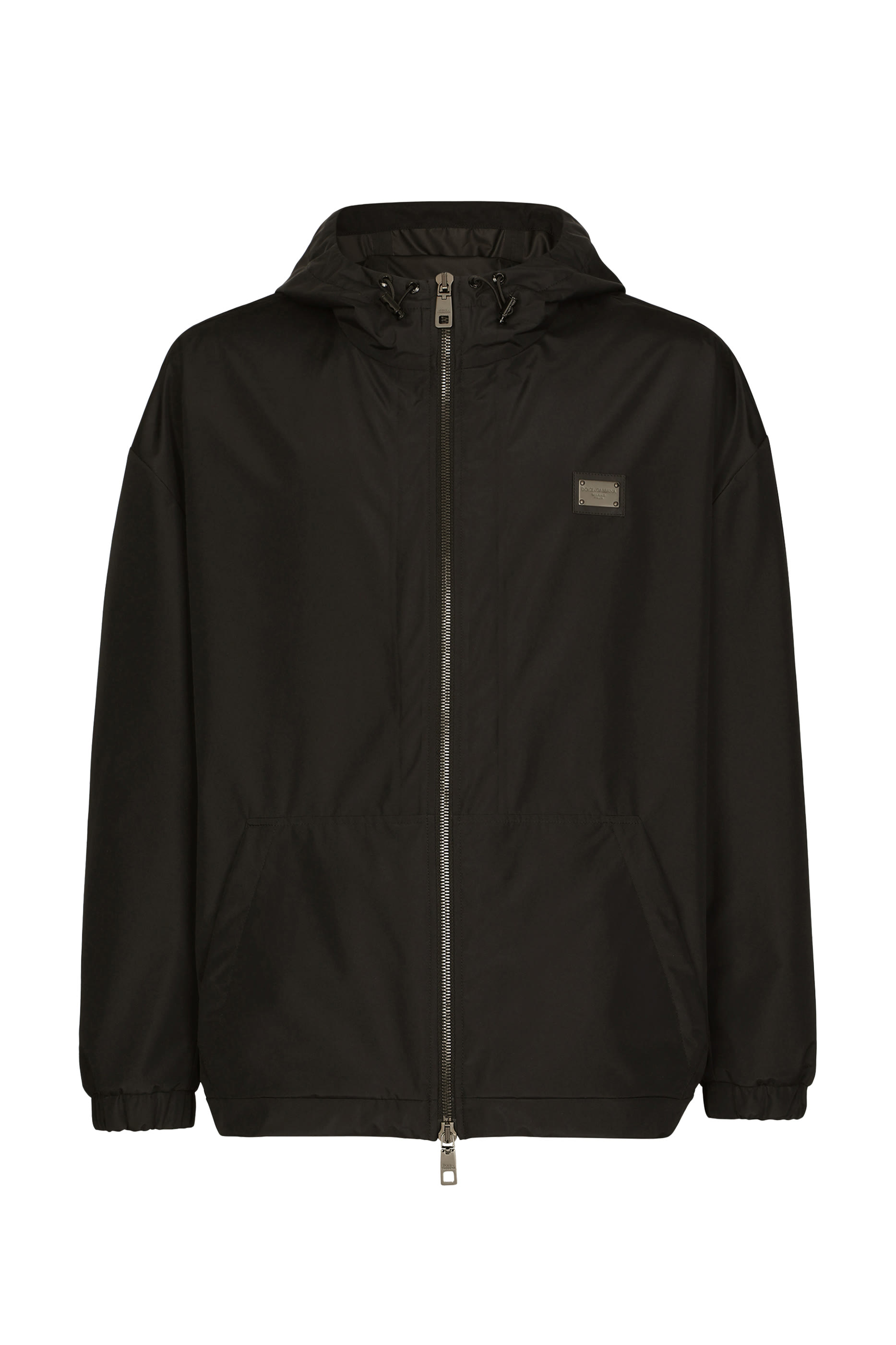 Logo Tag Hooded Jacket