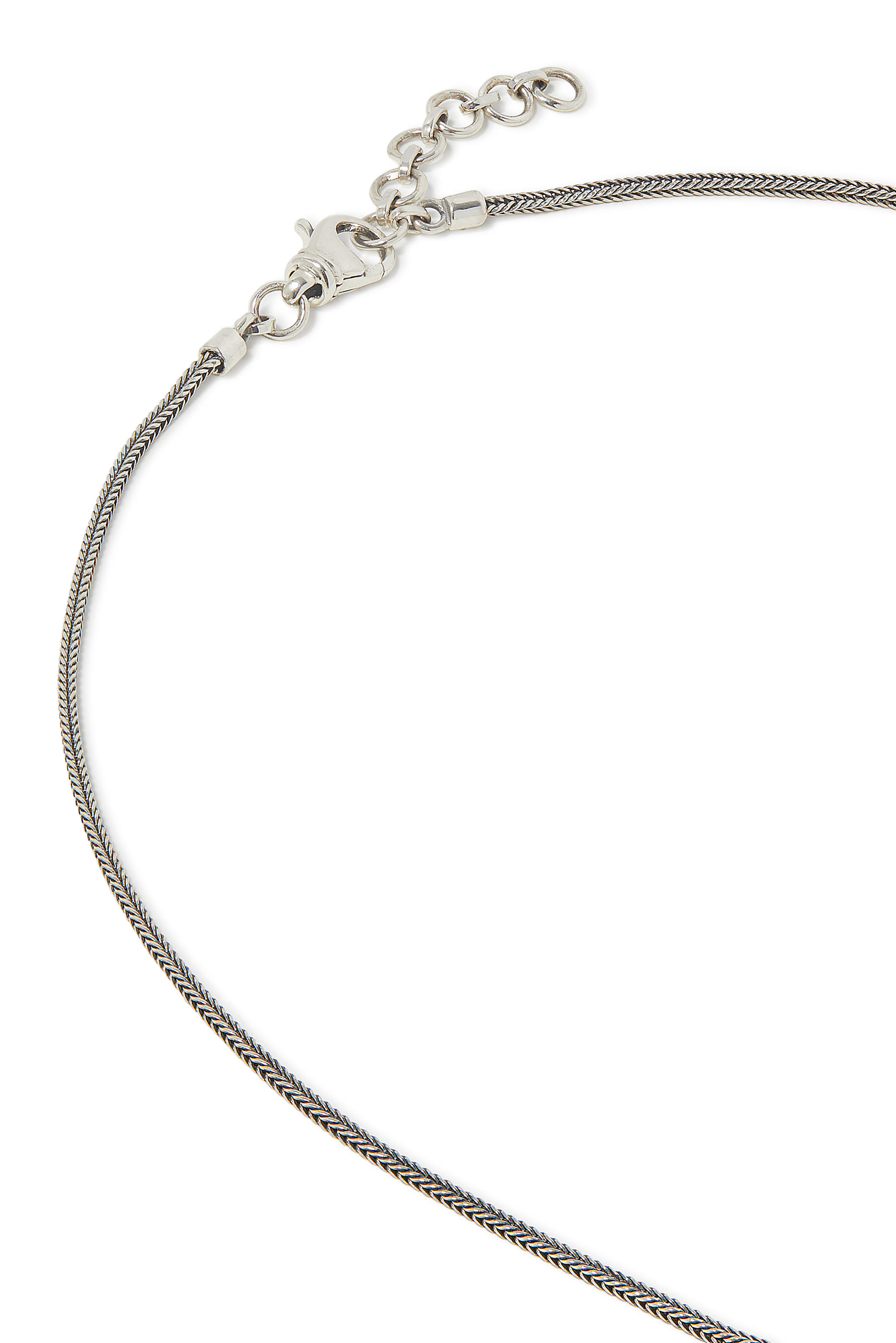 Faith Necklace, Sterling Silver &  Sapphire