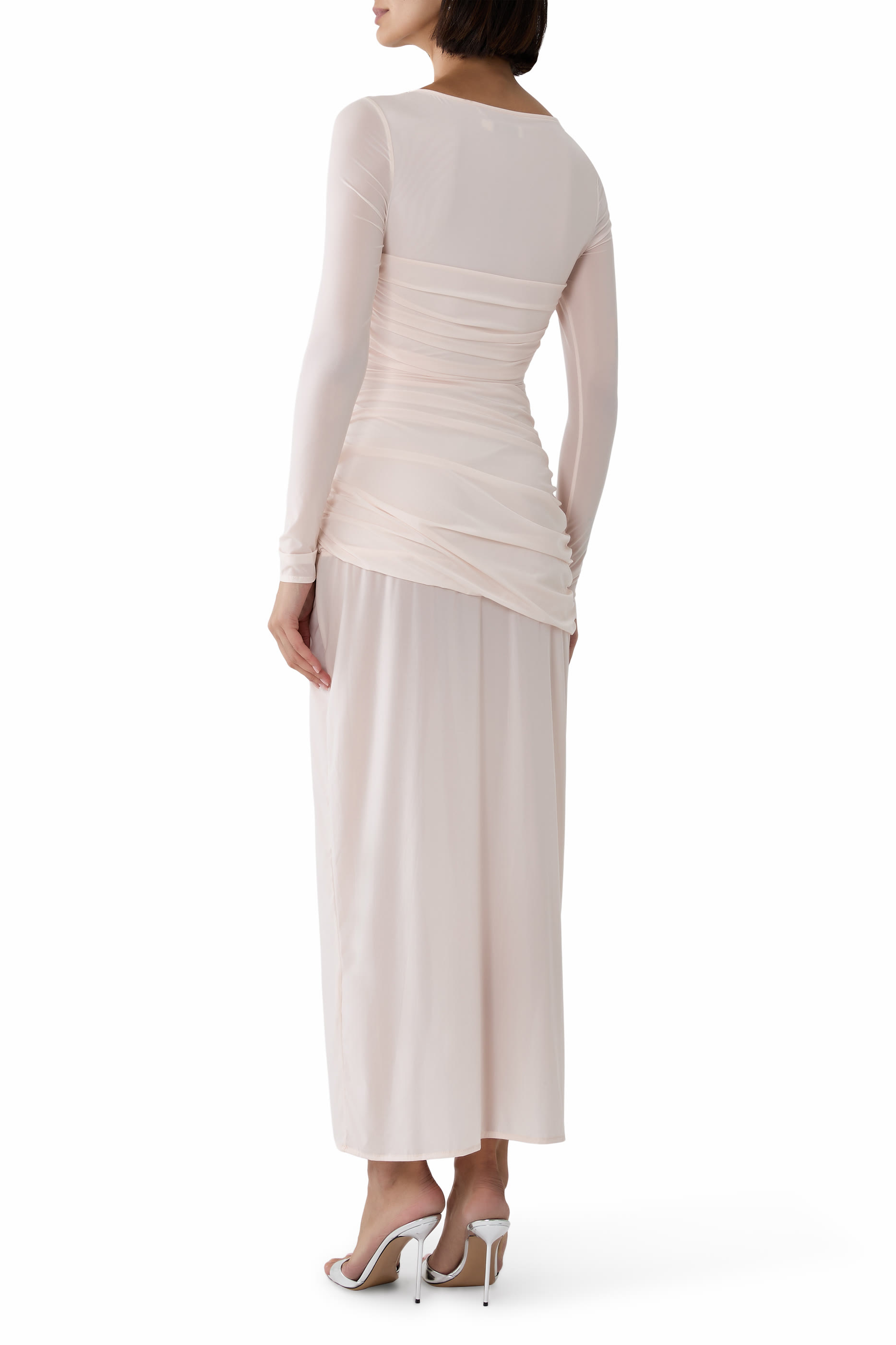 Twist Ruched Bodycon Dress