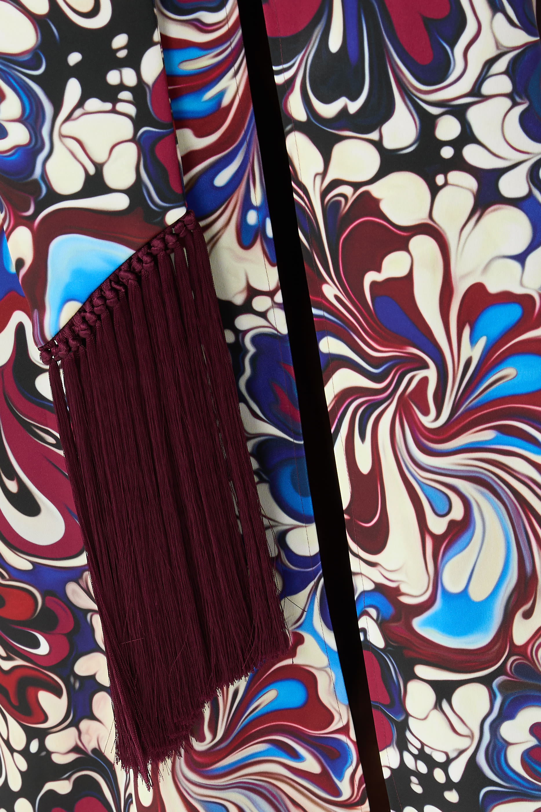 Kira Kaftan Mizutama Marble Claret