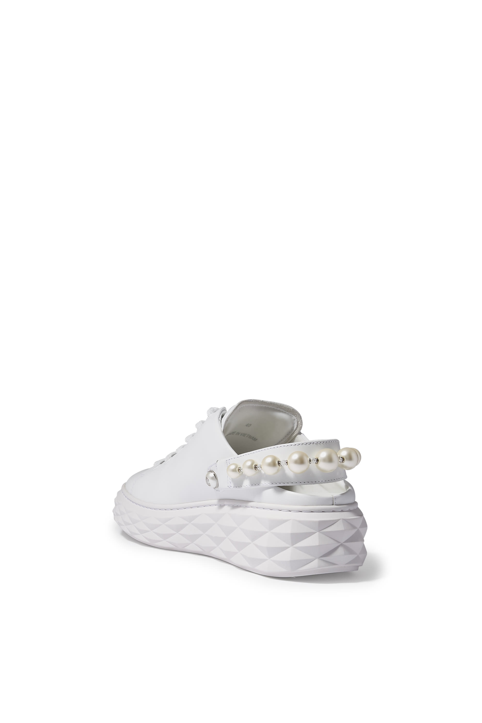Diamond Maxi Pearl Slip On Sneakers