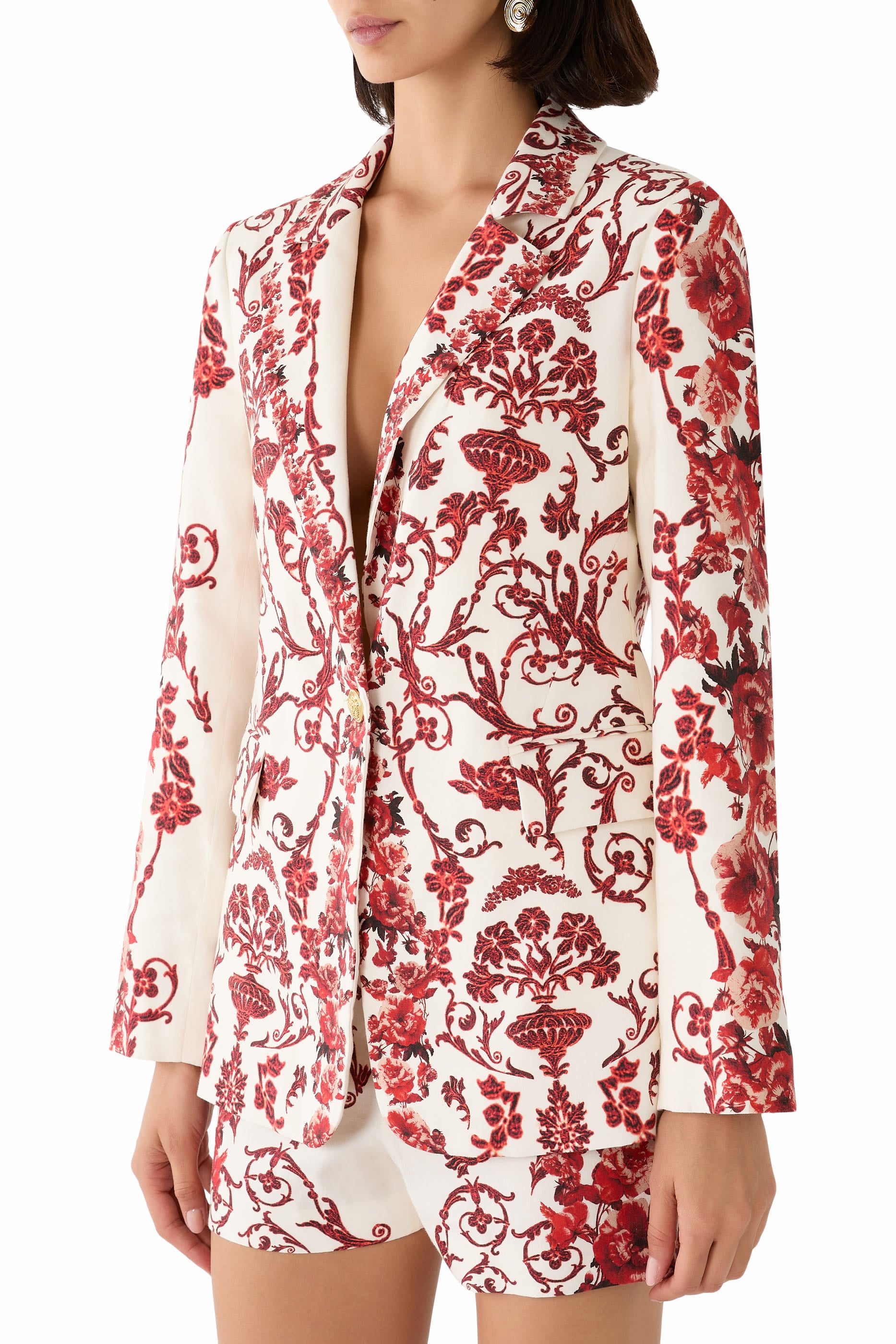 Macey Linen Fitted Blazer