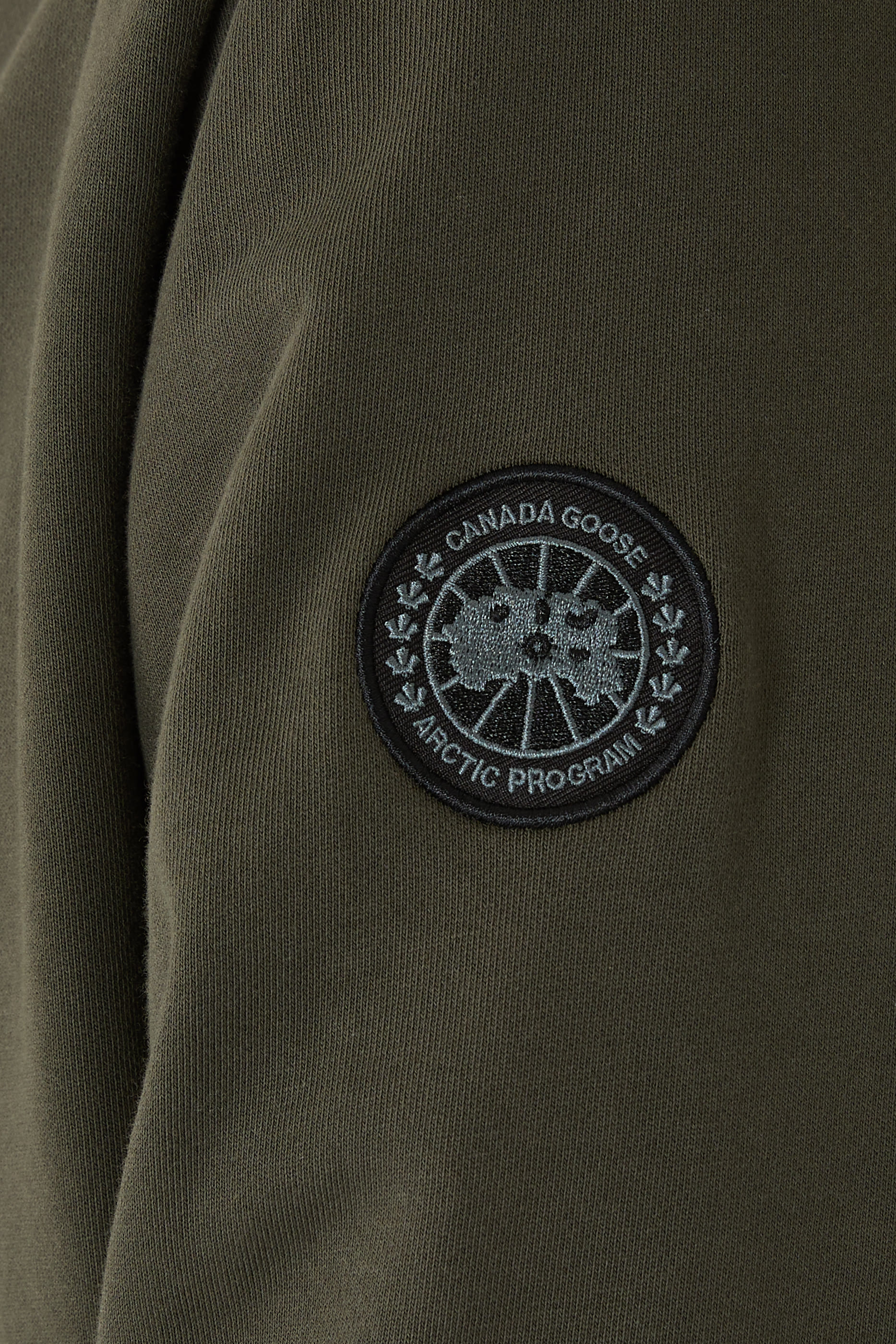 Huron Logo Patch Zip-Up Hoodie
