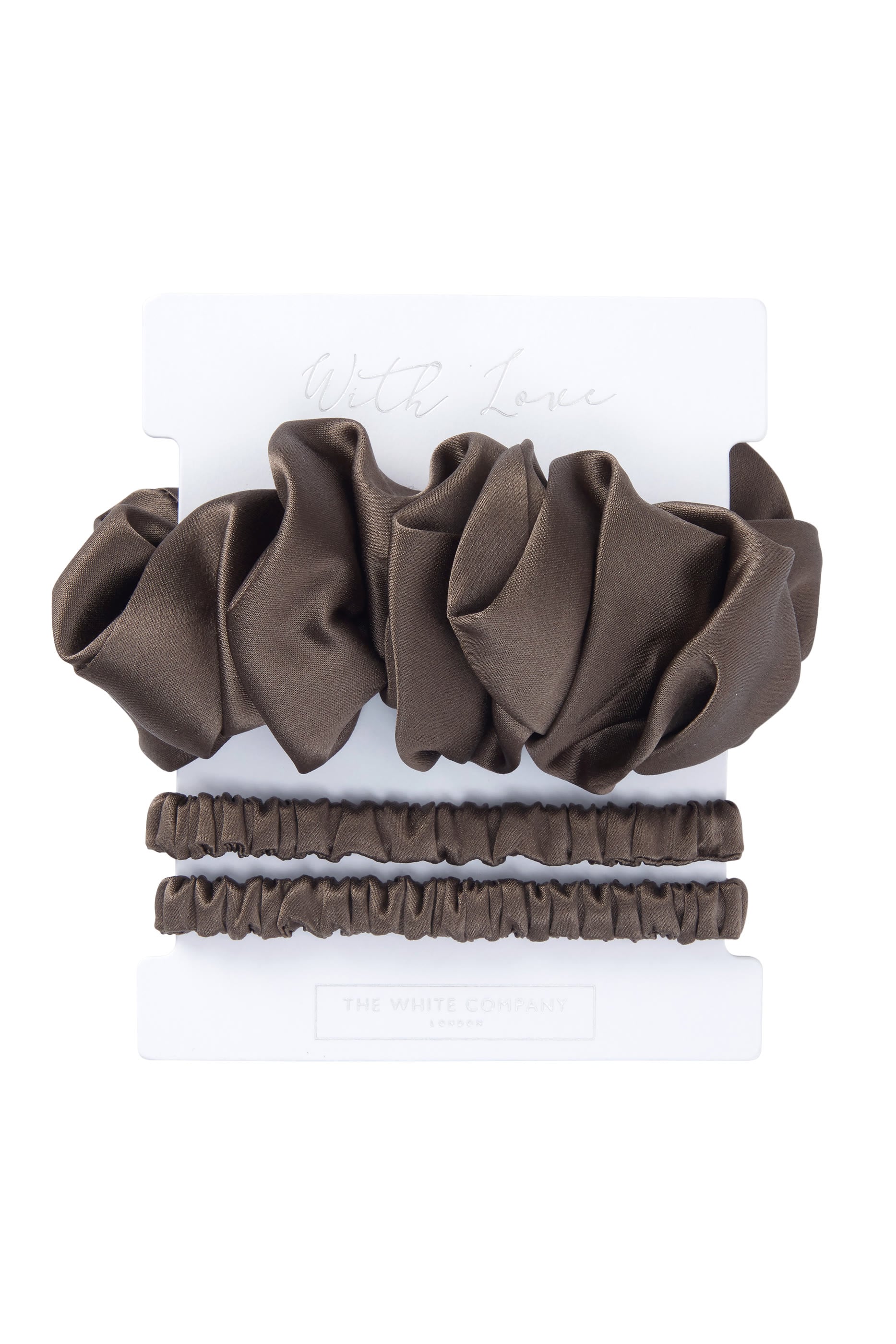 Silk Skinny Sleep Scrunchies, Set of 3