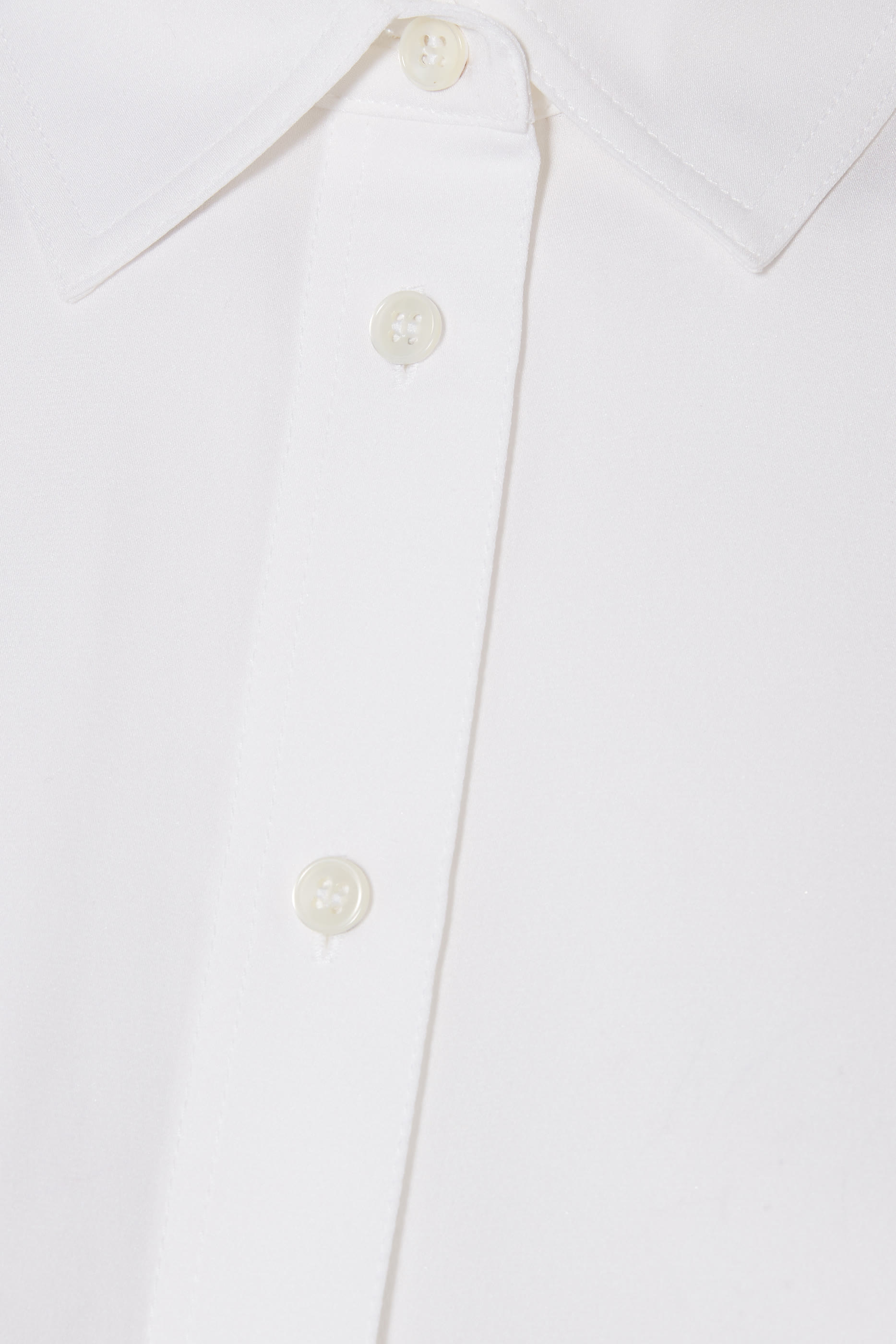 Slim-Fit Silk Blouse